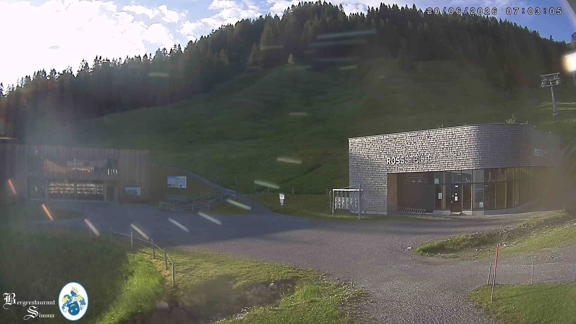 Archiv Foto Webcam Mellau: Sonnenterrasse Bergrestaurant Simma