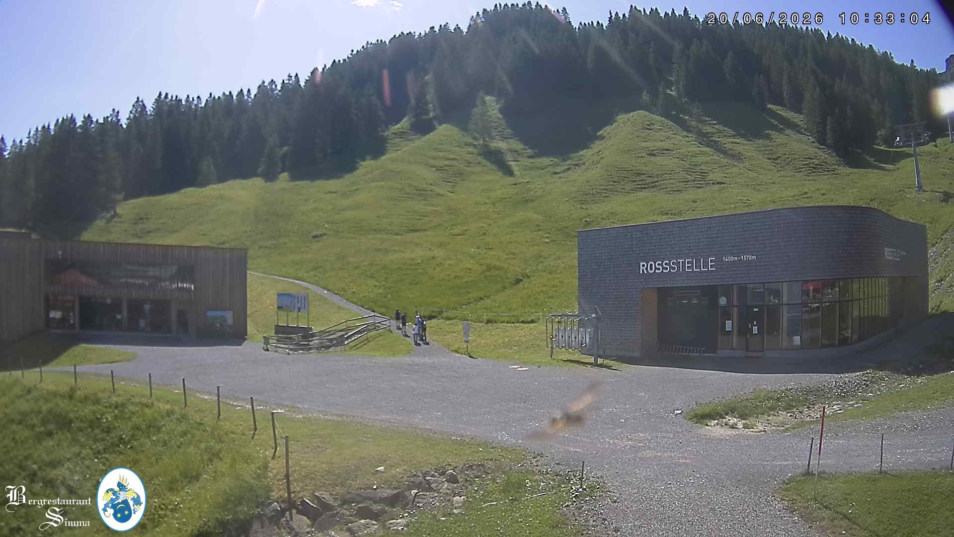 Archiv Foto Webcam Mellau: Sonnenterrasse Bergrestaurant Simma