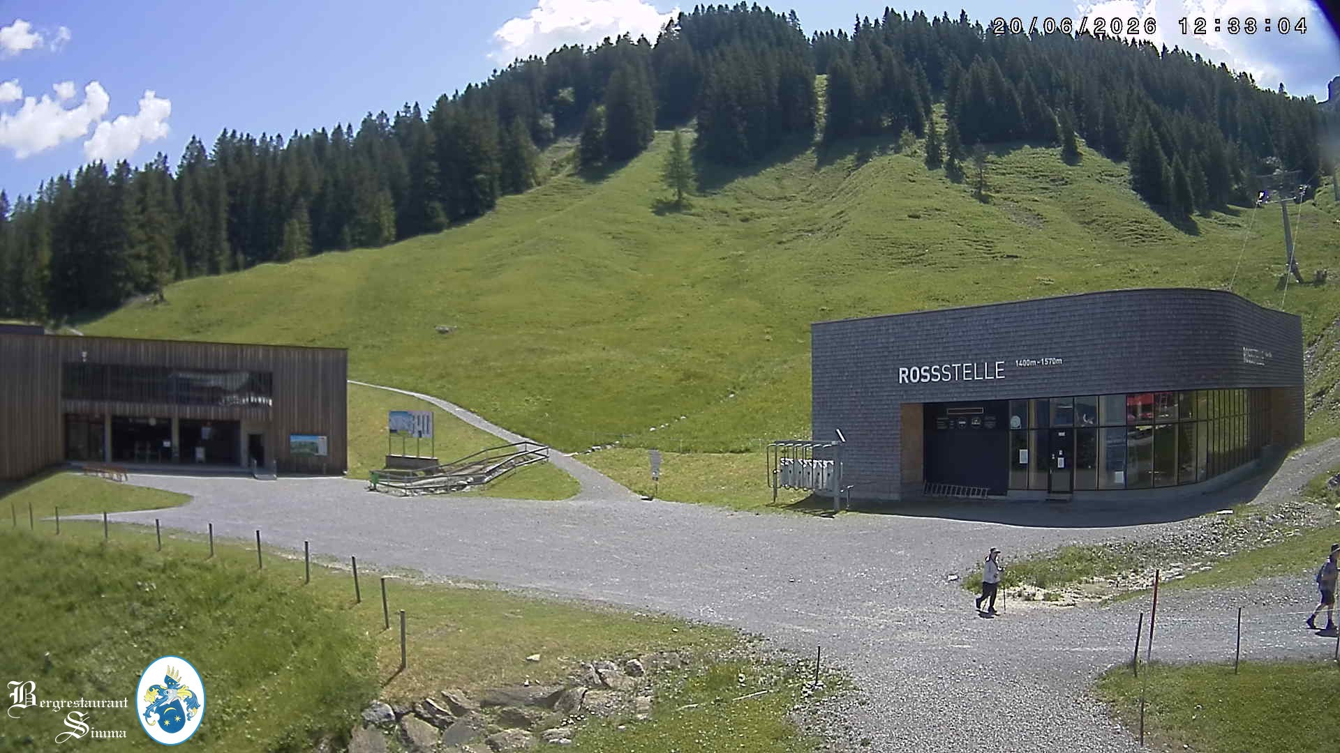 Archiv Foto Webcam Mellau: Sonnenterrasse Bergrestaurant Simma
