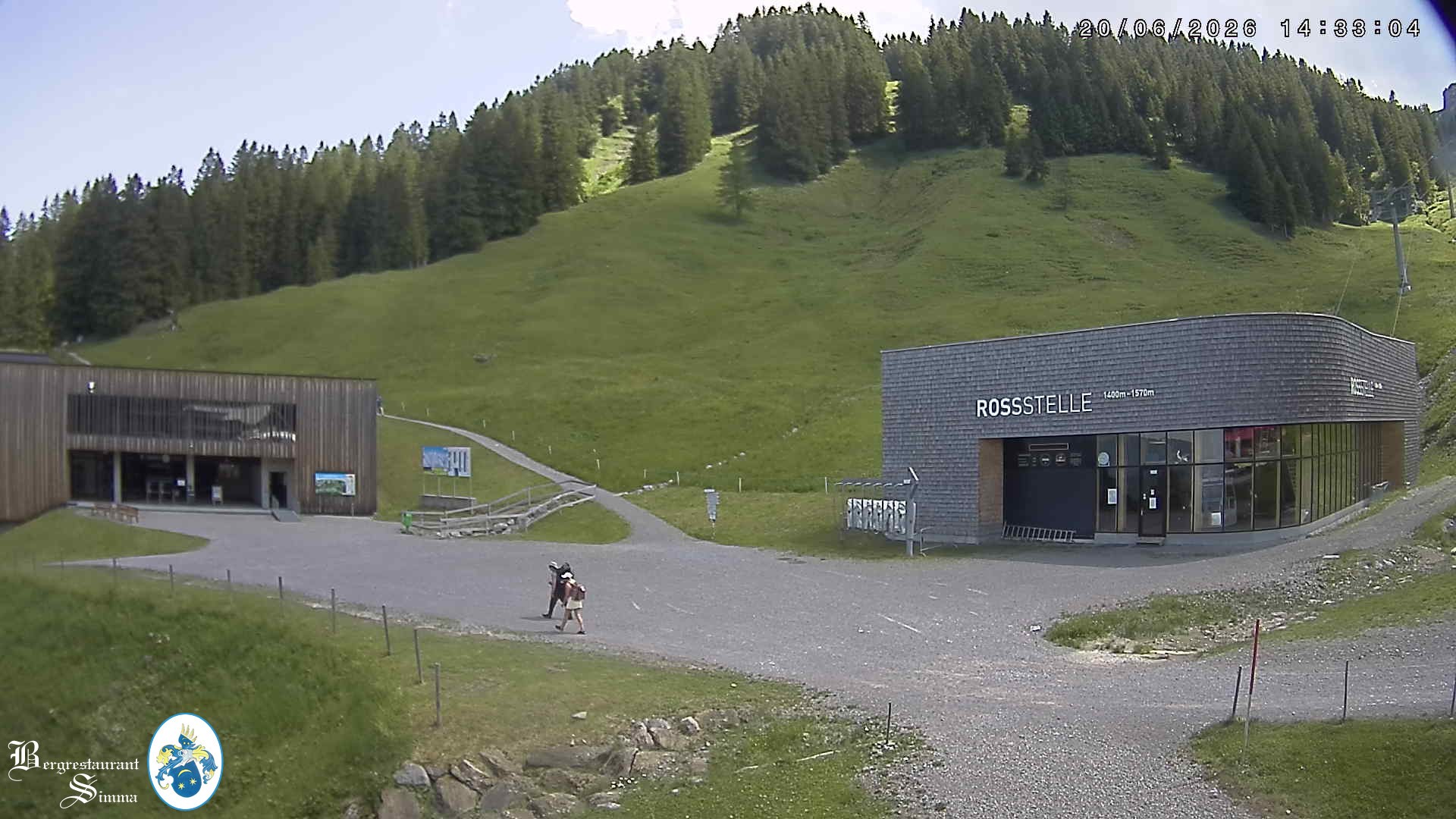 Archiv Foto Webcam Mellau: Sonnenterrasse Bergrestaurant Simma