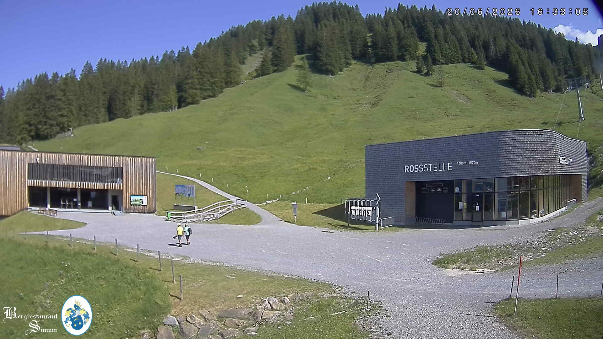 Archiv Foto Webcam Mellau: Sonnenterrasse Bergrestaurant Simma