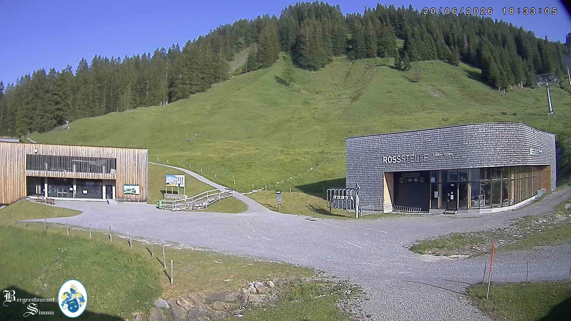 Archiv Foto Webcam Mellau: Sonnenterrasse Bergrestaurant Simma
