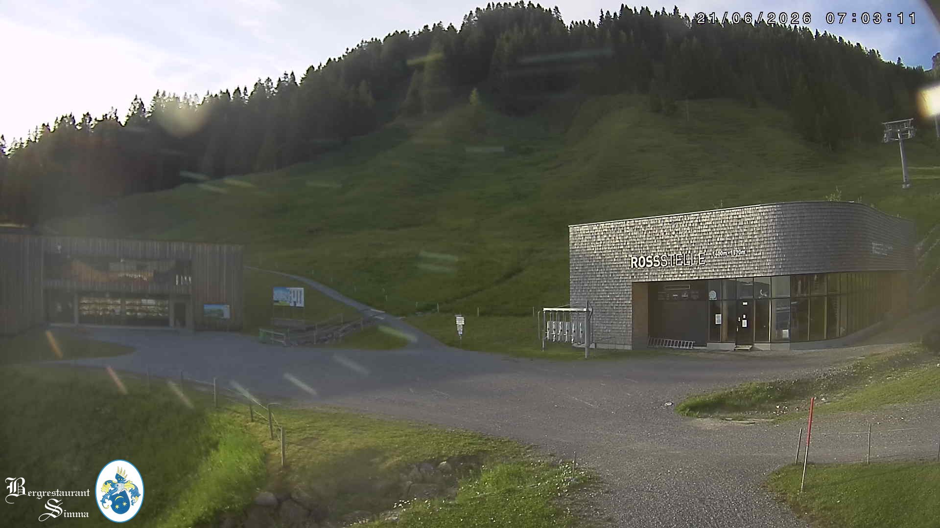 Archiv Foto Webcam Mellau: Sonnenterrasse Bergrestaurant Simma