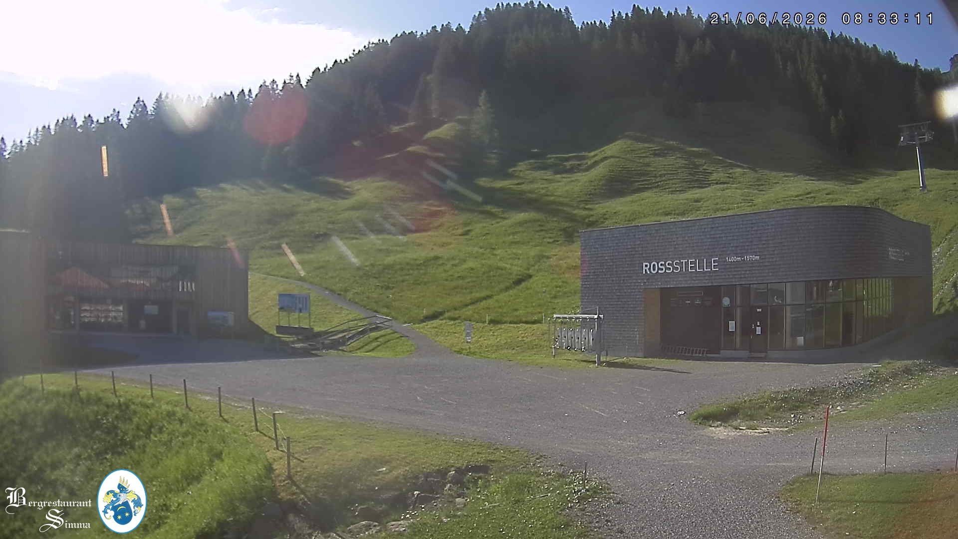 Archiv Foto Webcam Mellau: Sonnenterrasse Bergrestaurant Simma