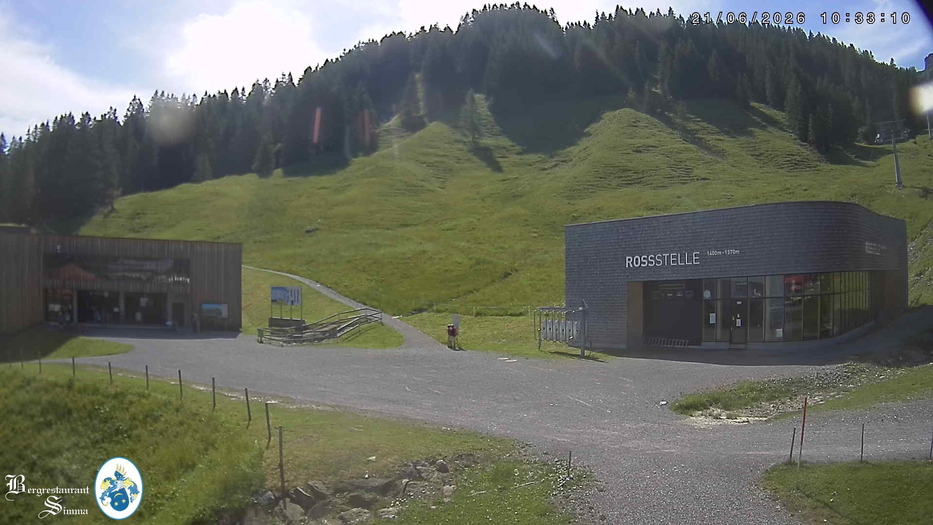 Archiv Foto Webcam Mellau: Sonnenterrasse Bergrestaurant Simma