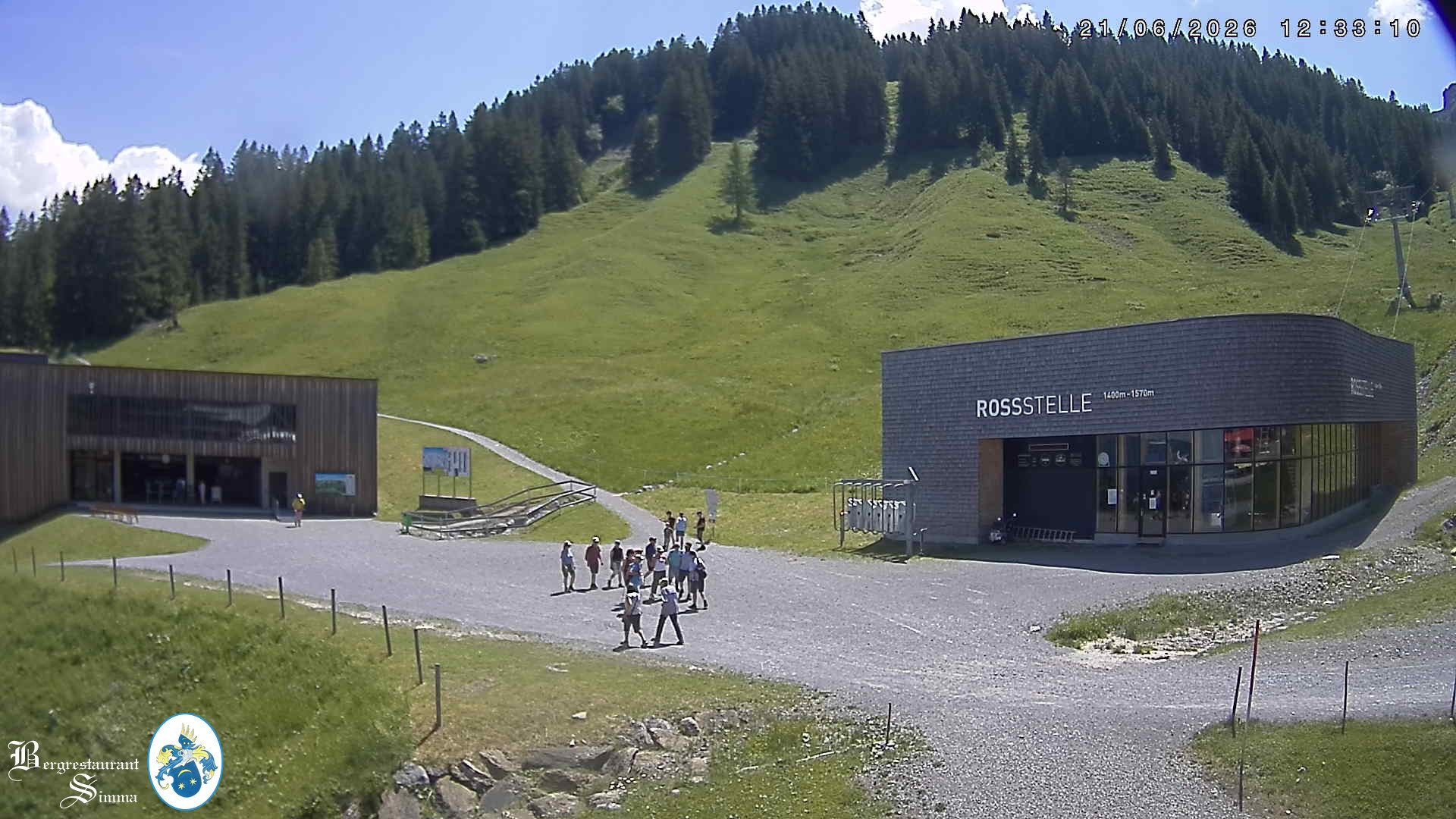 Archiv Foto Webcam Mellau: Sonnenterrasse Bergrestaurant Simma