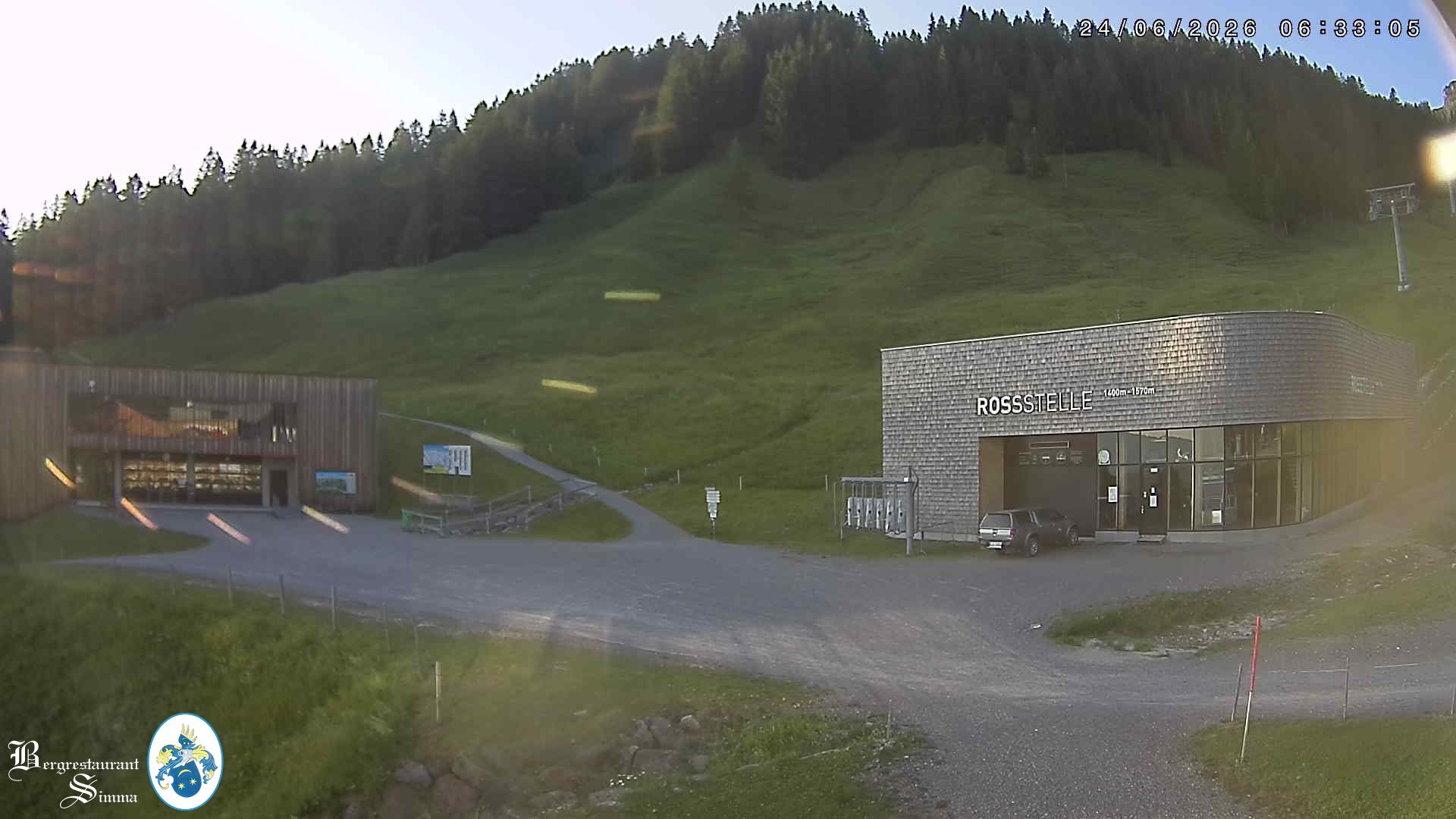 Archiv Foto Webcam Mellau: Sonnenterrasse Bergrestaurant Simma