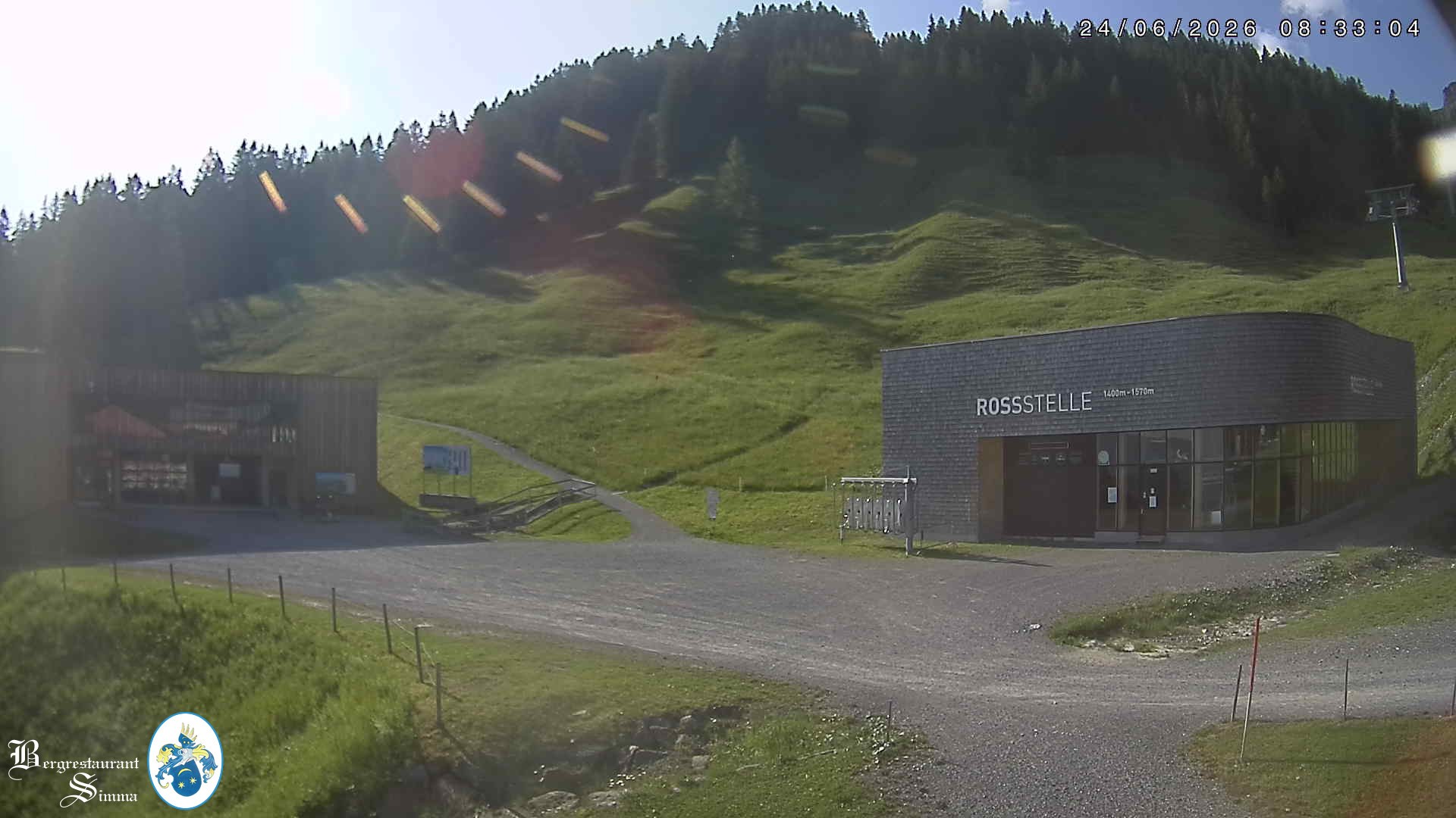 Archiv Foto Webcam Mellau: Sonnenterrasse Bergrestaurant Simma