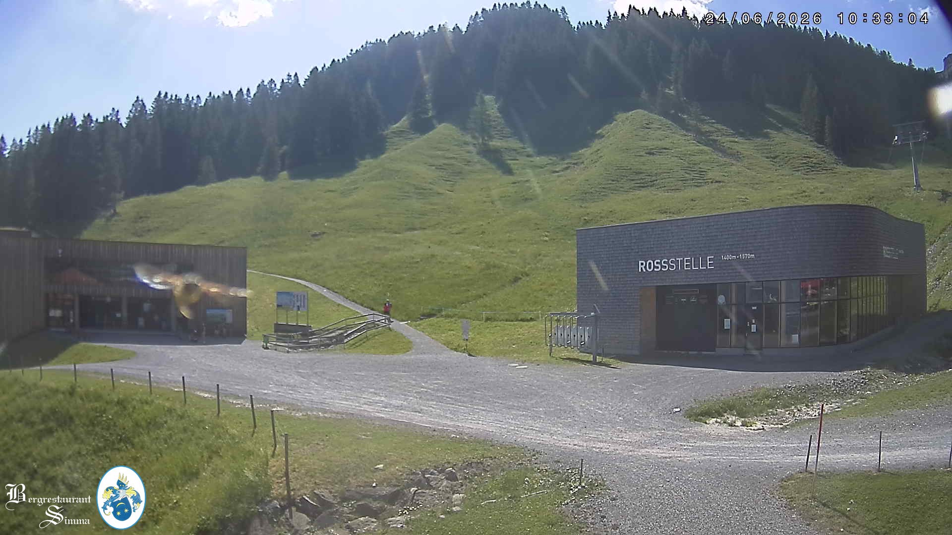 Archiv Foto Webcam Mellau: Sonnenterrasse Bergrestaurant Simma