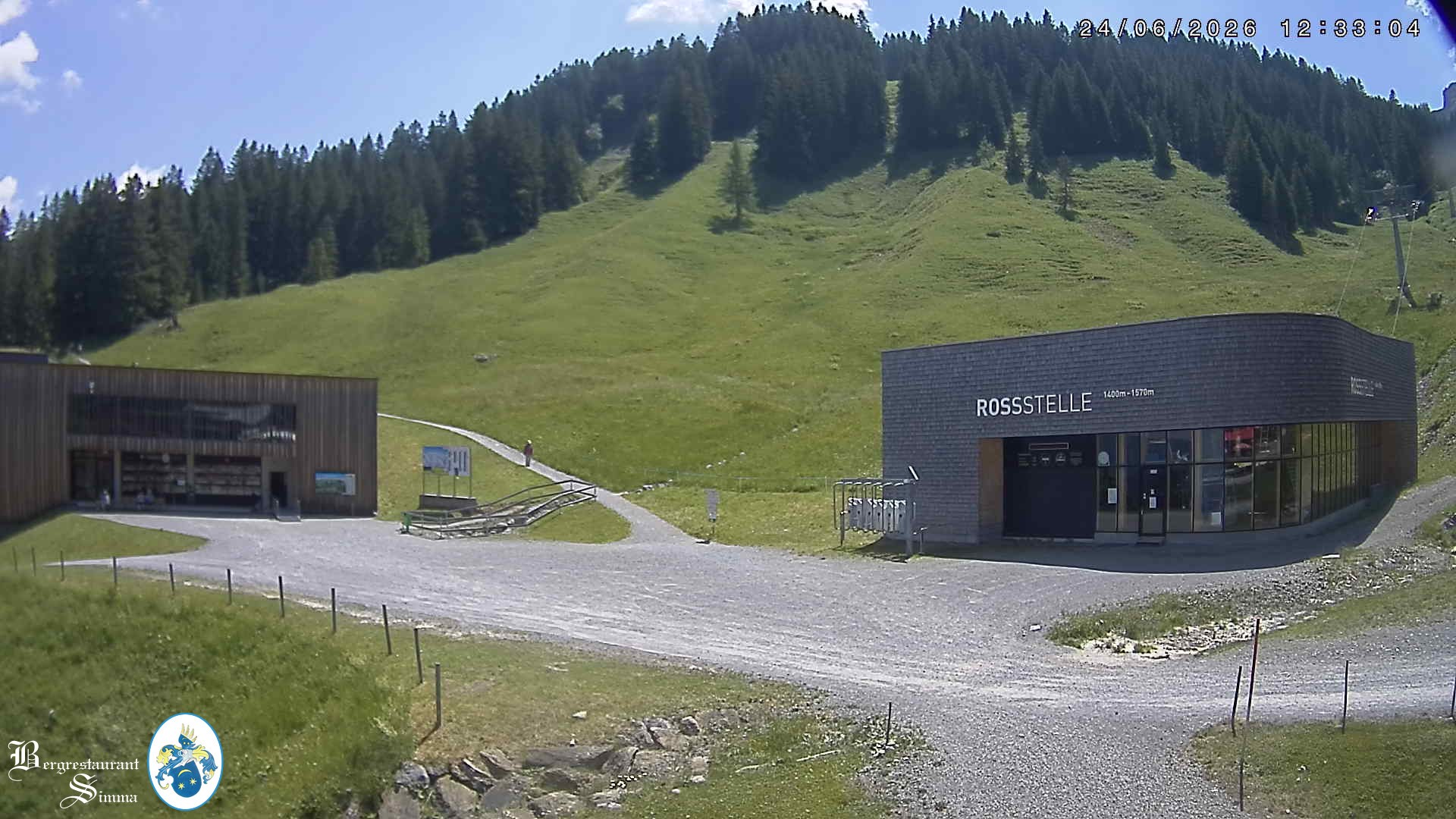 Archiv Foto Webcam Mellau: Sonnenterrasse Bergrestaurant Simma
