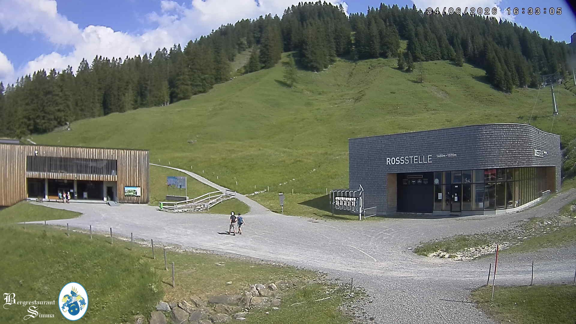 Archiv Foto Webcam Mellau: Sonnenterrasse Bergrestaurant Simma