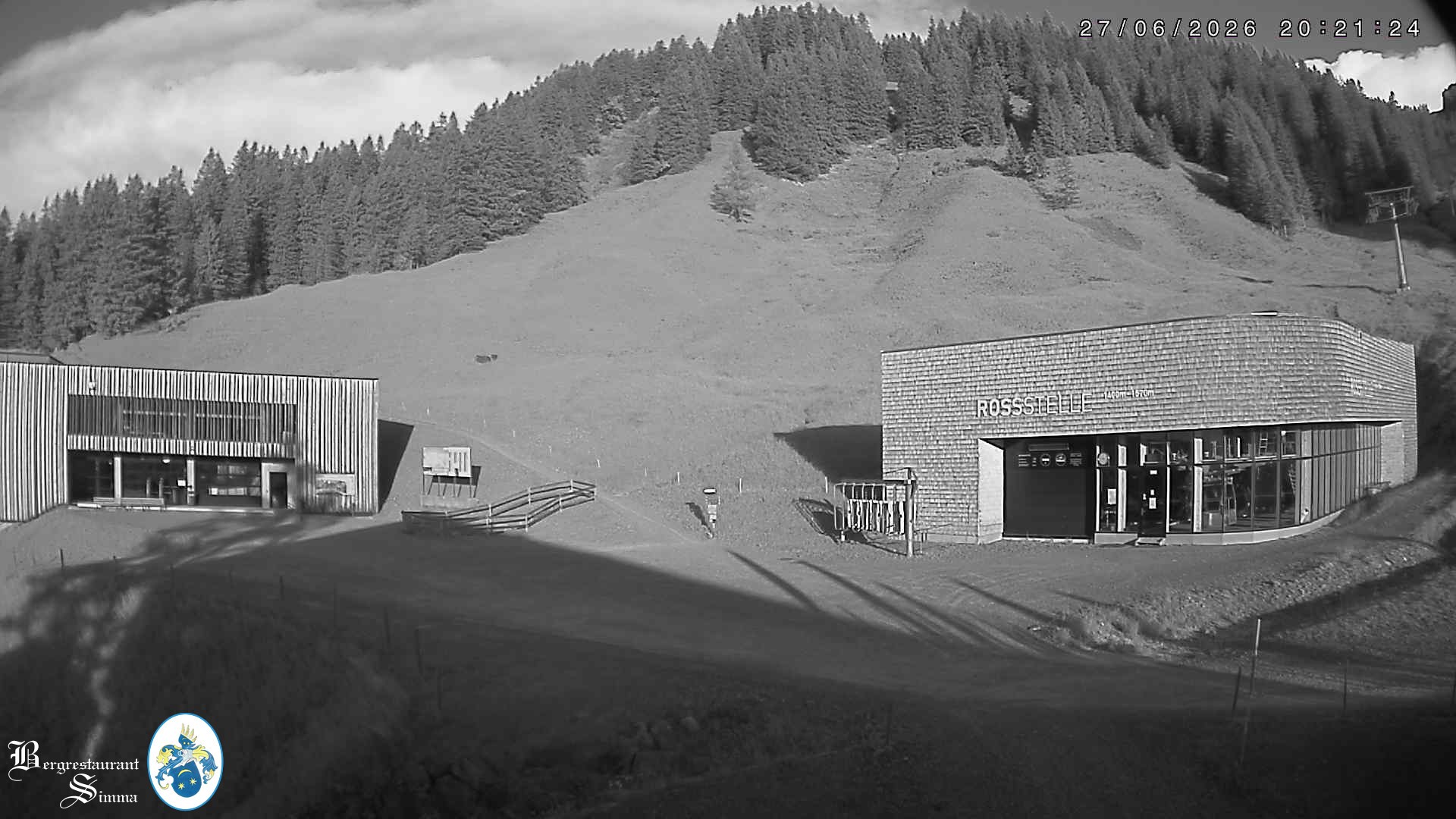 Archiv Foto Webcam Mellau: Sonnenterrasse Bergrestaurant Simma
