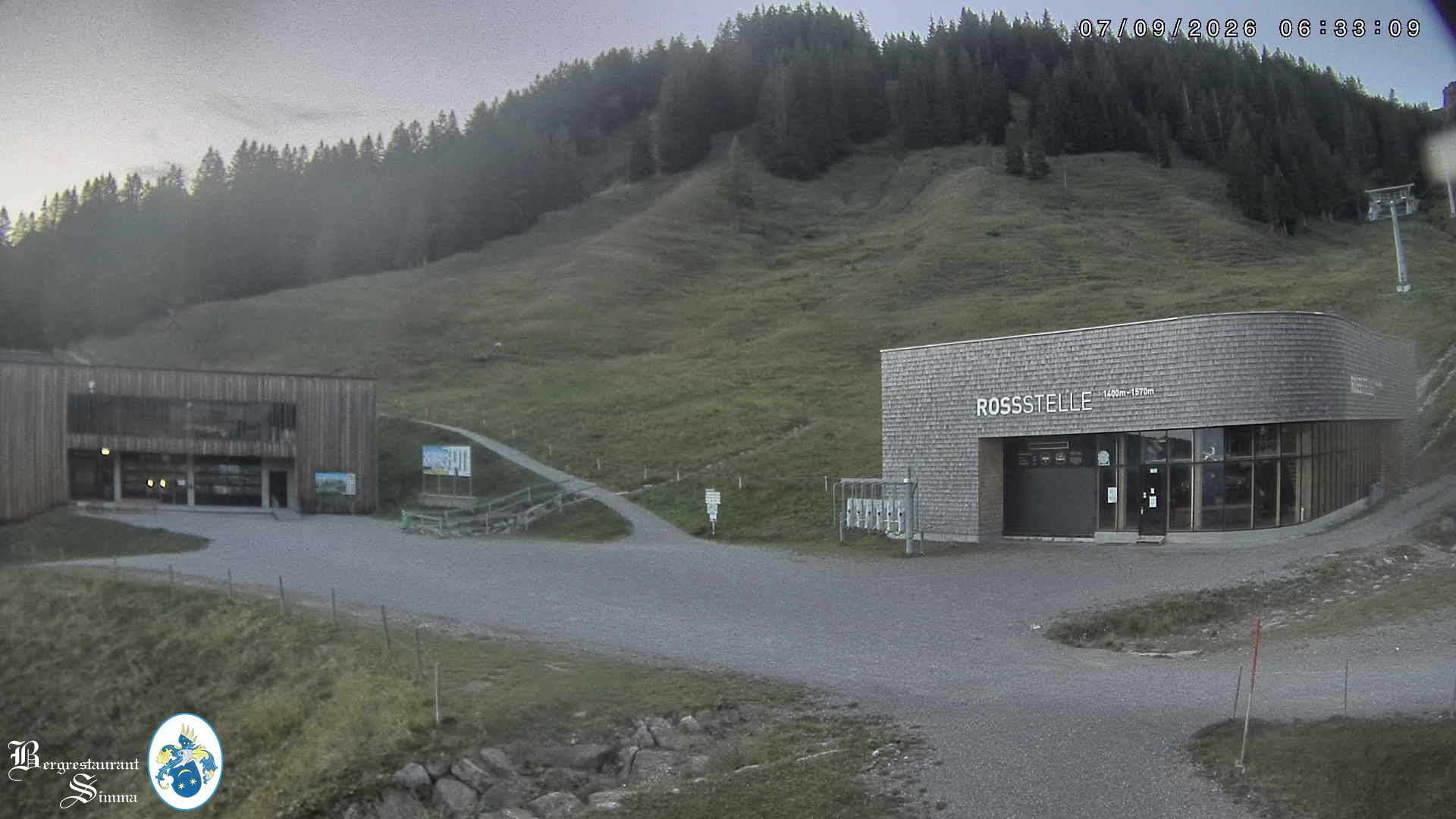 Archiv Foto Webcam Mellau: Sonnenterrasse Bergrestaurant Simma