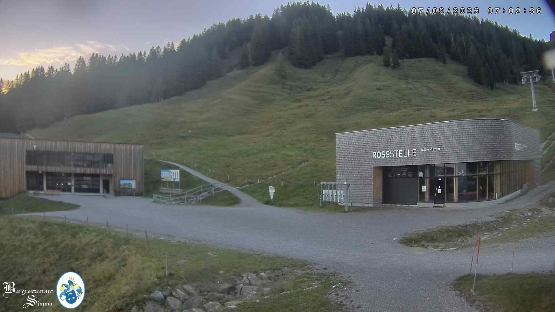 Archiv Foto Webcam Mellau: Sonnenterrasse Bergrestaurant Simma