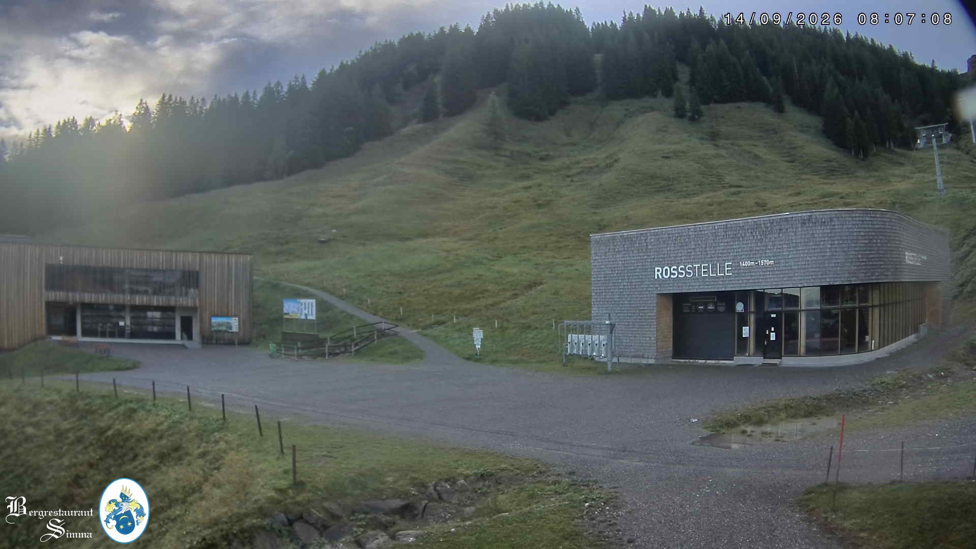 Archiv Foto Webcam Mellau: Sonnenterrasse Bergrestaurant Simma