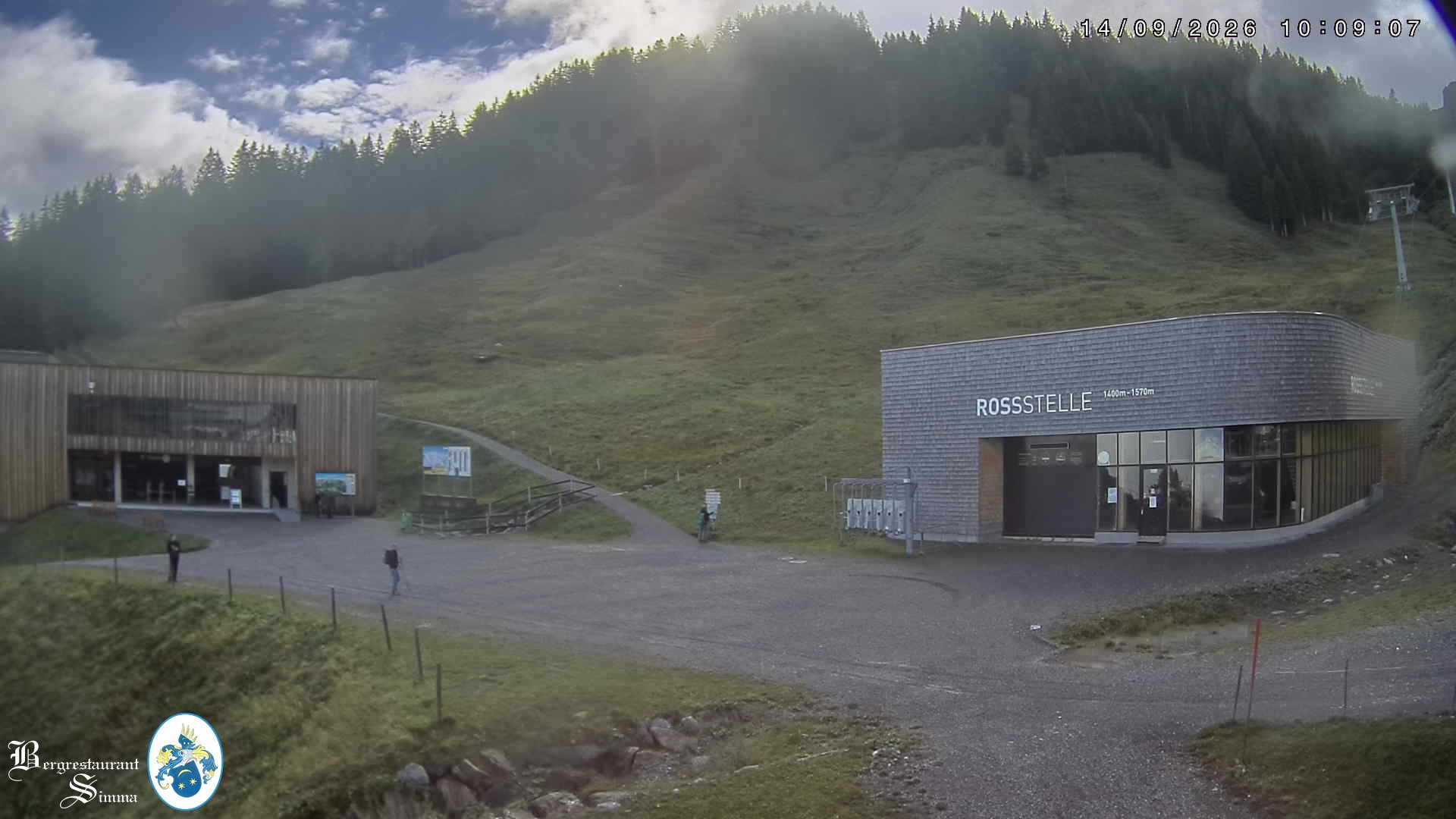 Archiv Foto Webcam Mellau: Sonnenterrasse Bergrestaurant Simma