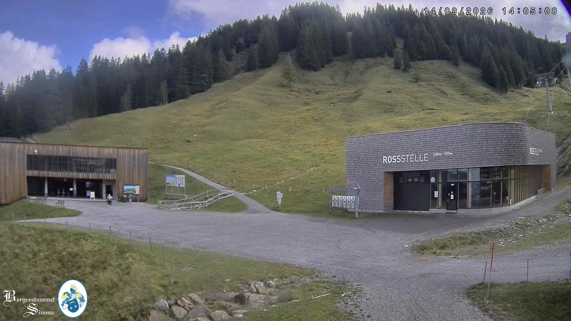 Archiv Foto Webcam Mellau: Sonnenterrasse Bergrestaurant Simma