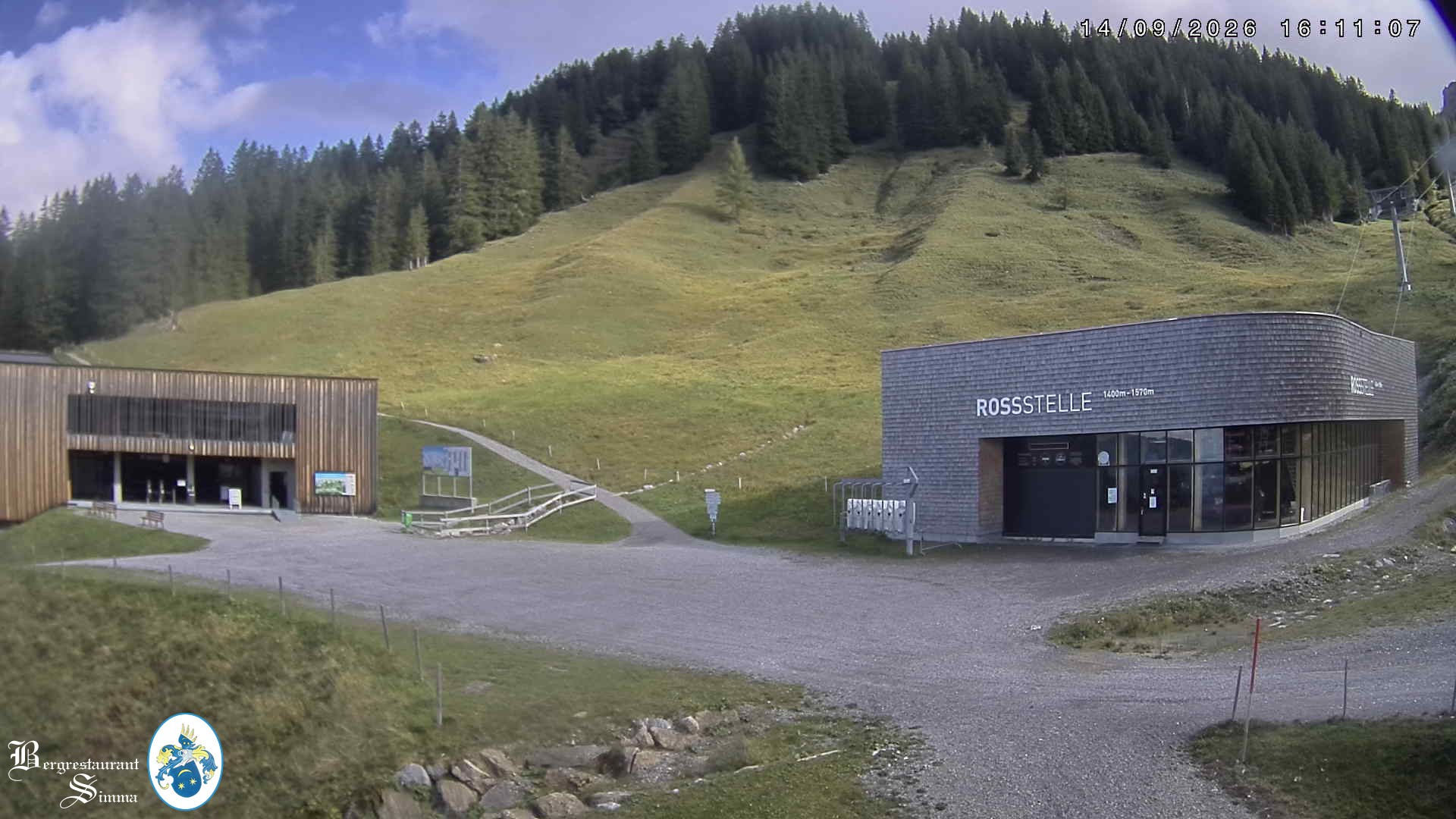 Archiv Foto Webcam Mellau: Sonnenterrasse Bergrestaurant Simma