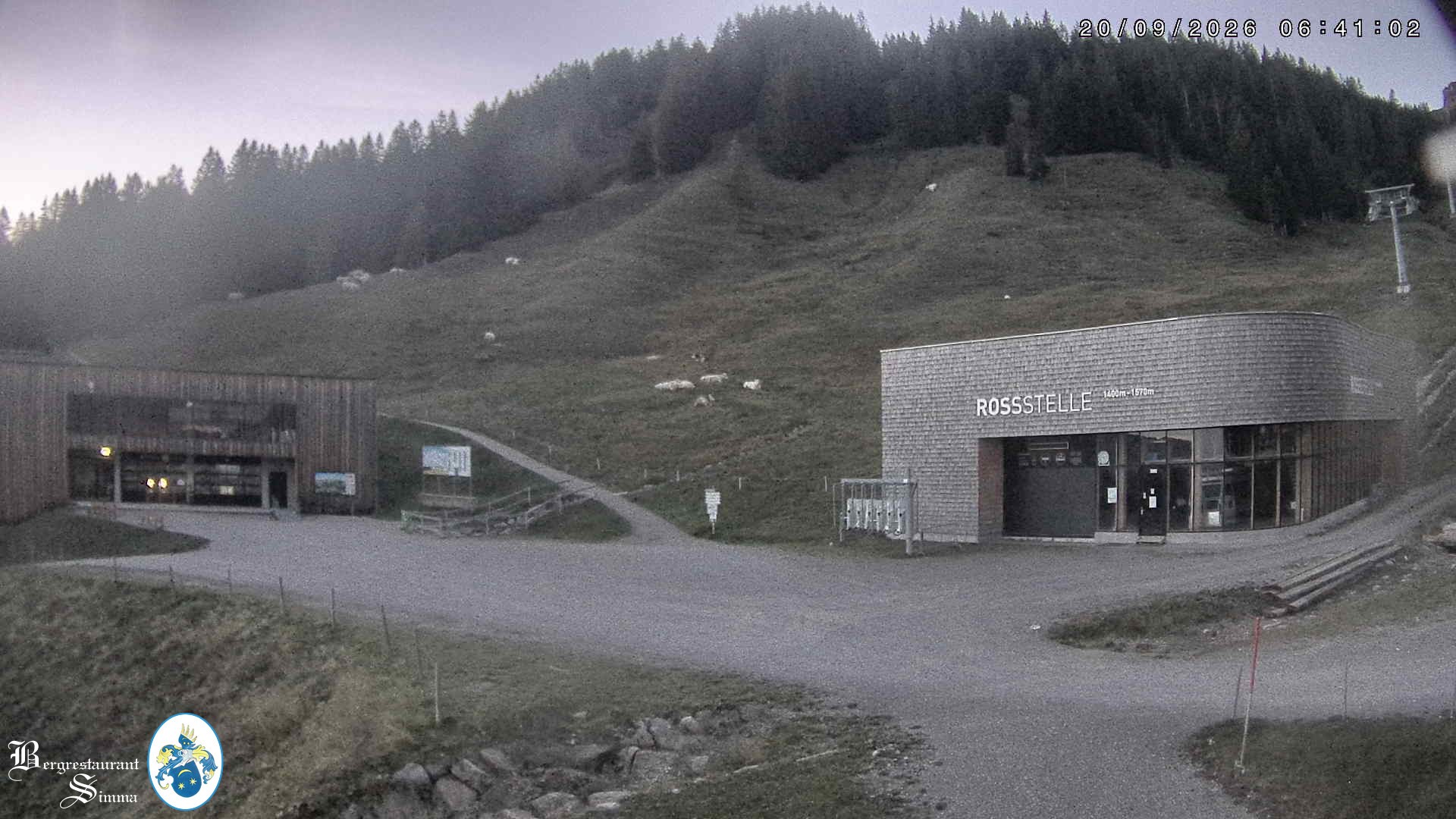 Archiv Foto Webcam Mellau: Sonnenterrasse Bergrestaurant Simma