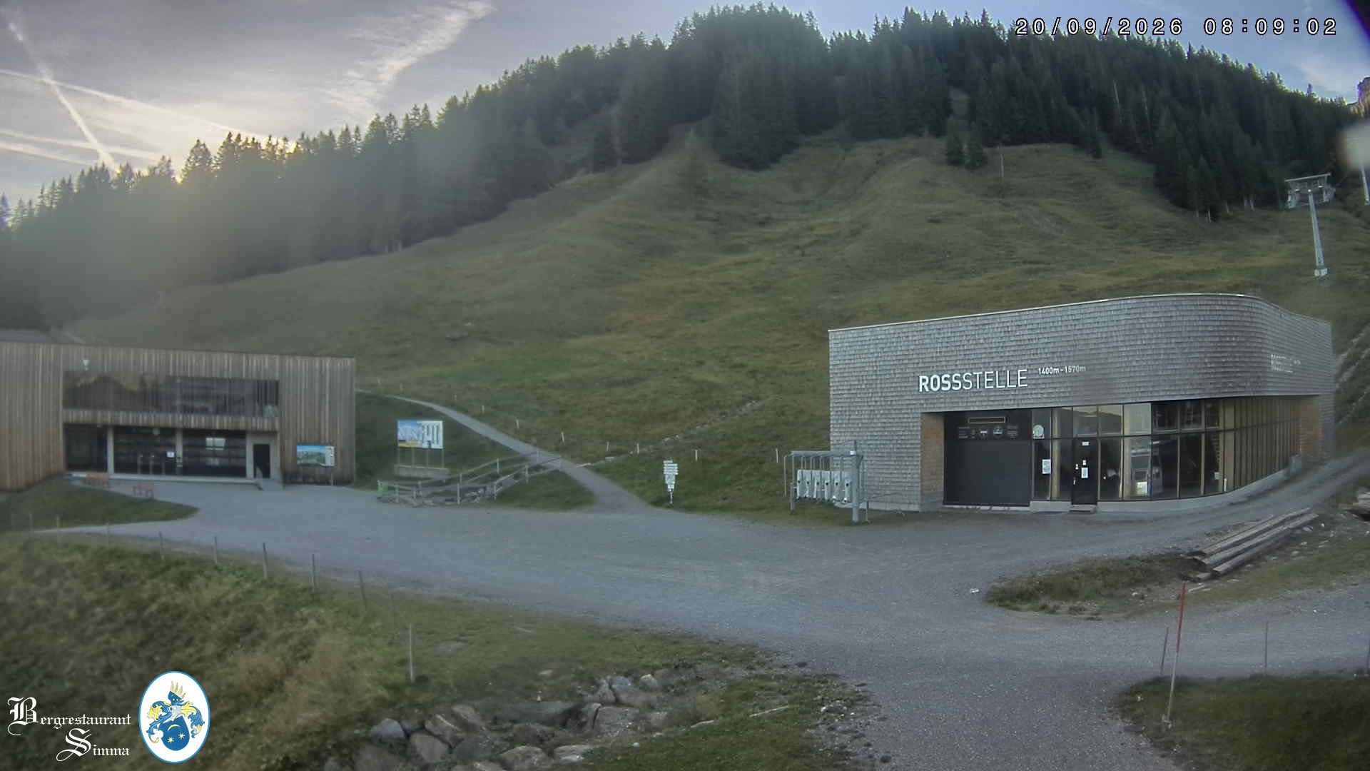 Archiv Foto Webcam Mellau: Sonnenterrasse Bergrestaurant Simma