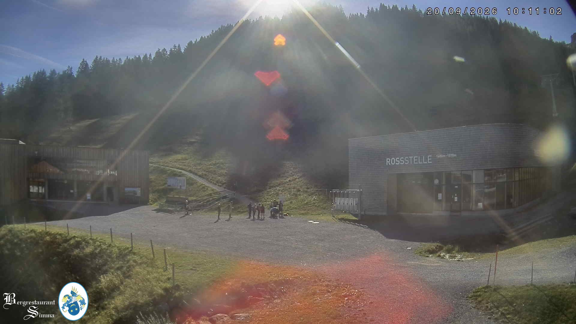 Archiv Foto Webcam Mellau: Sonnenterrasse Bergrestaurant Simma