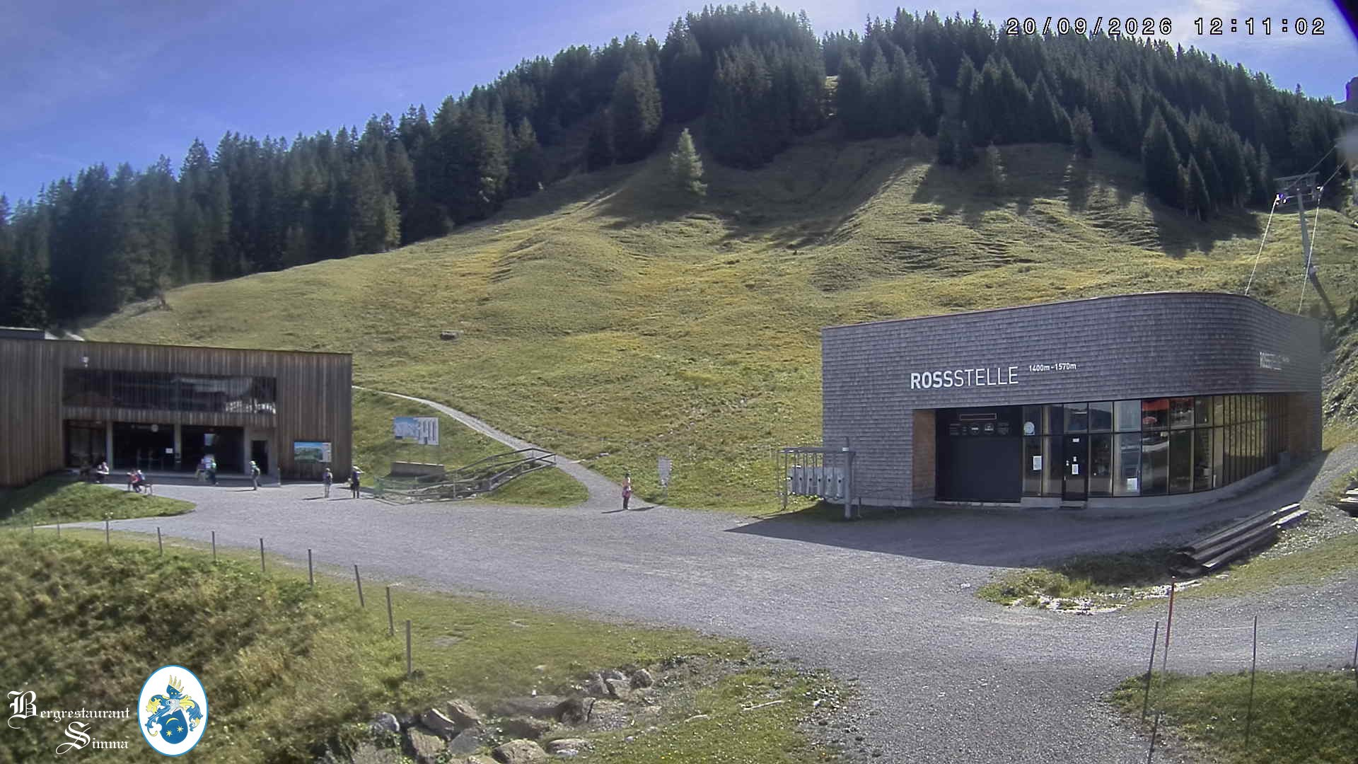 Archiv Foto Webcam Mellau: Sonnenterrasse Bergrestaurant Simma
