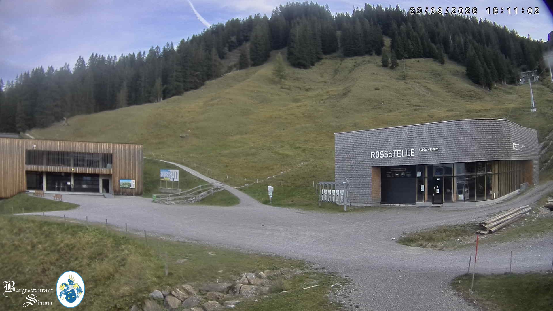 Archiv Foto Webcam Mellau: Sonnenterrasse Bergrestaurant Simma