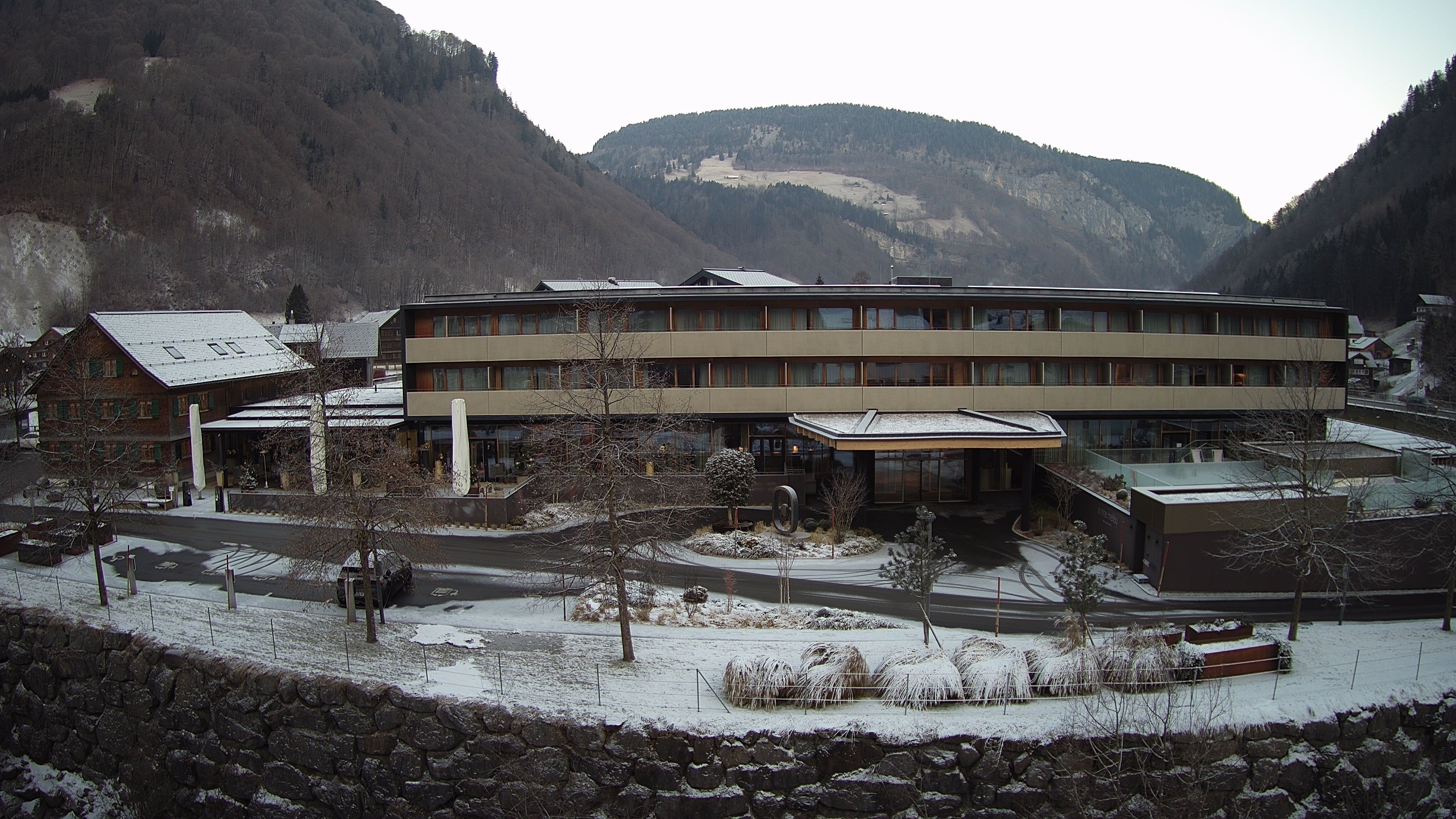 Archiv Foto Webcam Hotel Sonne in Mellau