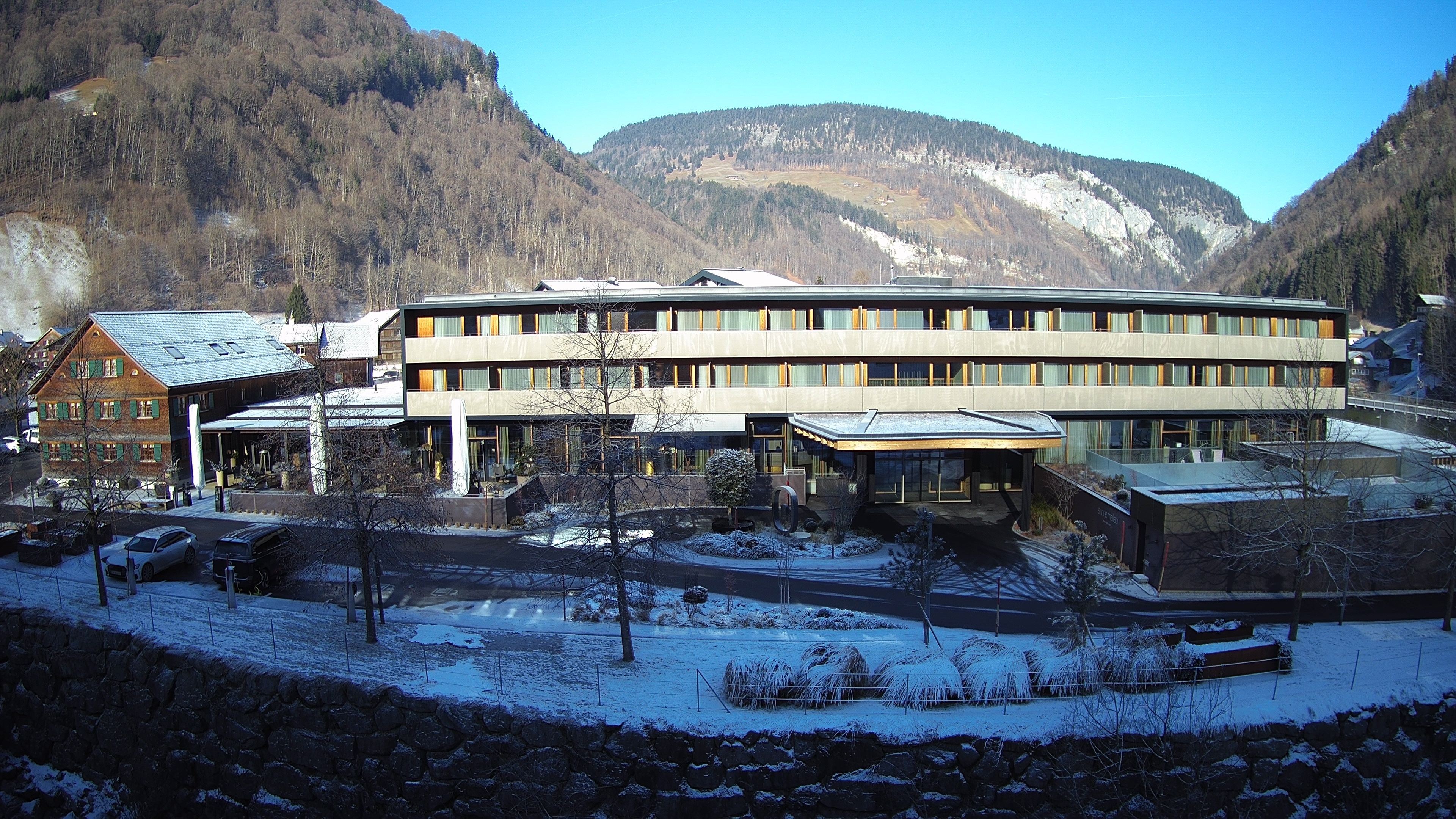 Archiv Foto Webcam Hotel Sonne in Mellau