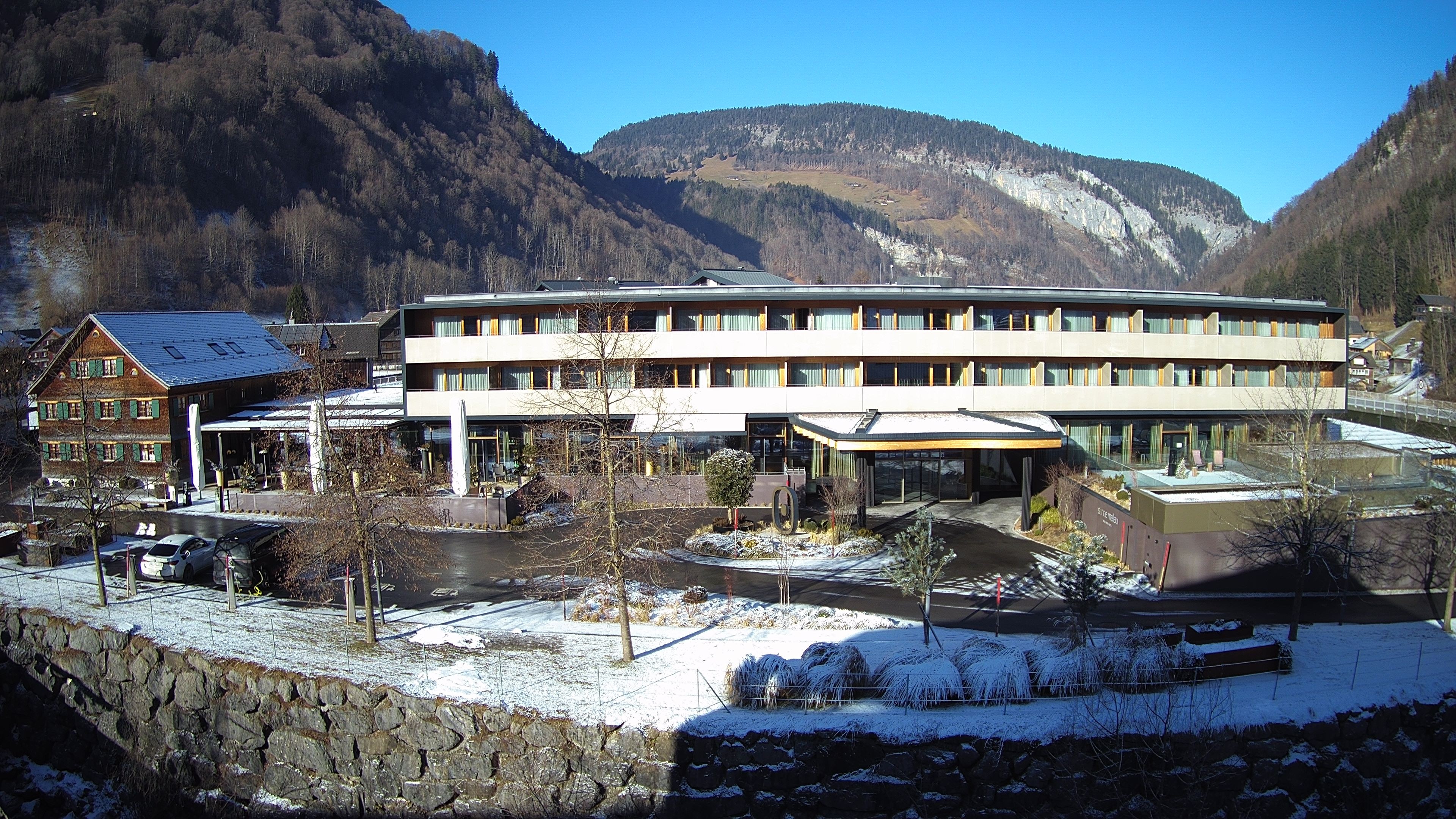 Archiv Foto Webcam Hotel Sonne in Mellau
