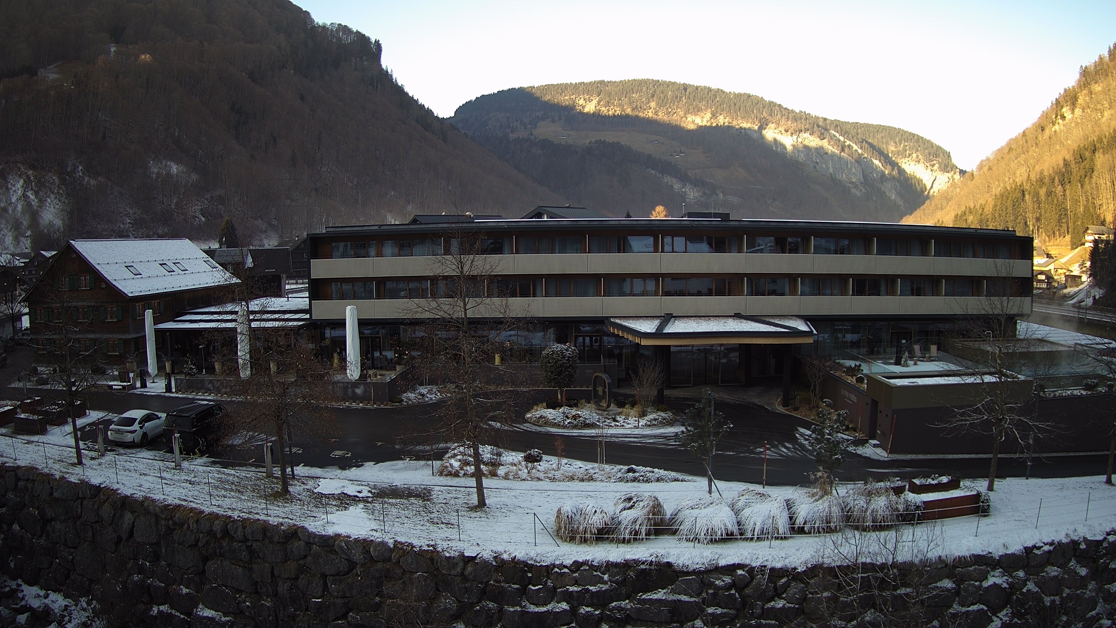 Archiv Foto Webcam Hotel Sonne in Mellau