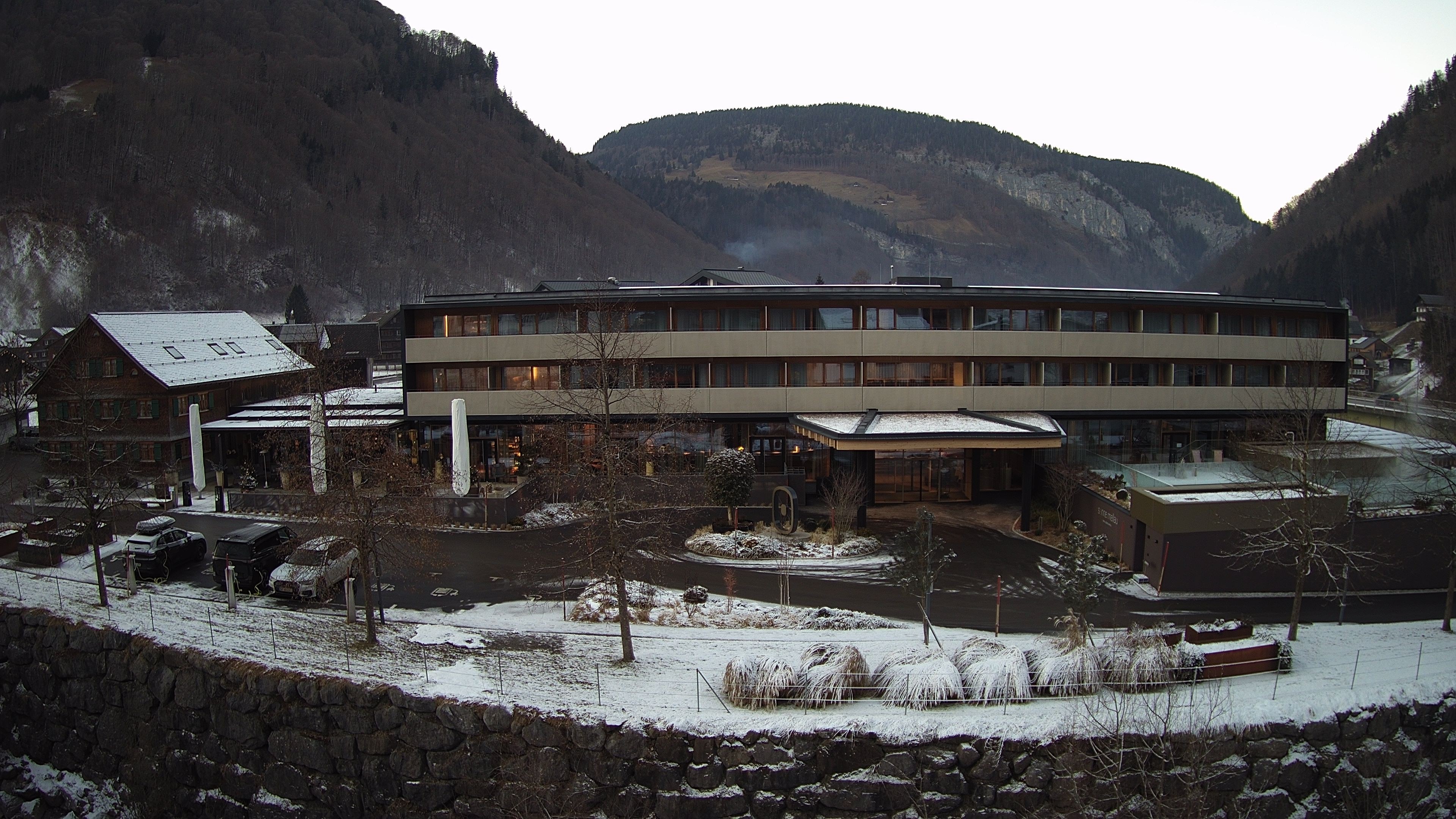 Archiv Foto Webcam Hotel Sonne in Mellau