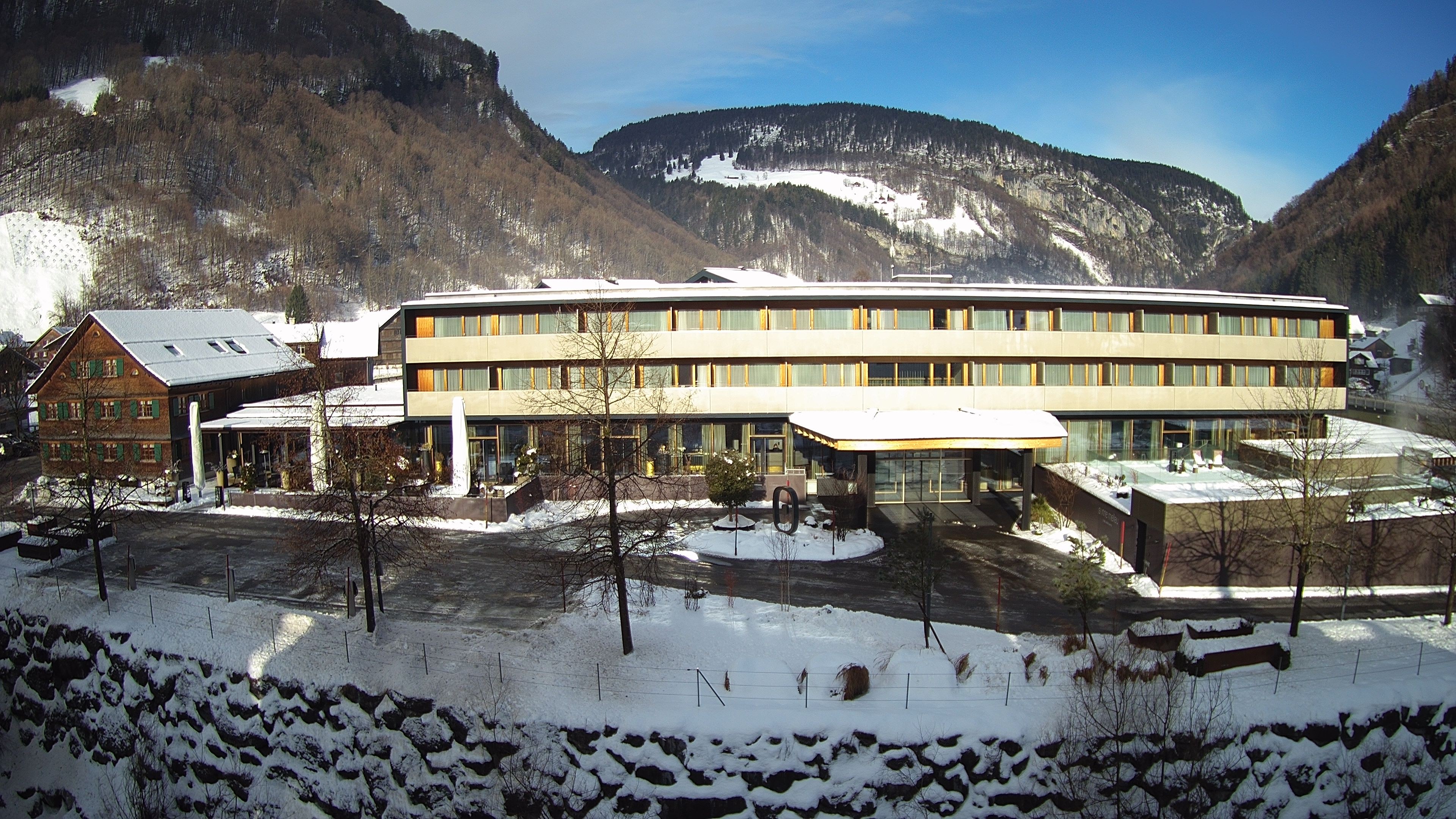 Archiv Foto Webcam Hotel Sonne in Mellau