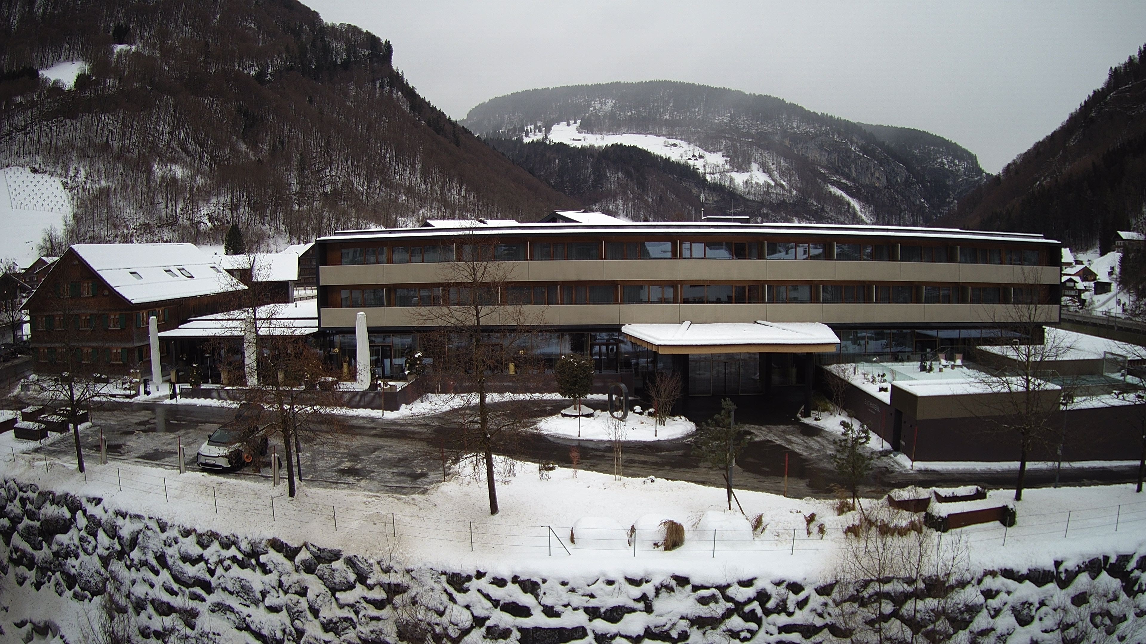 Archiv Foto Webcam Hotel Sonne in Mellau