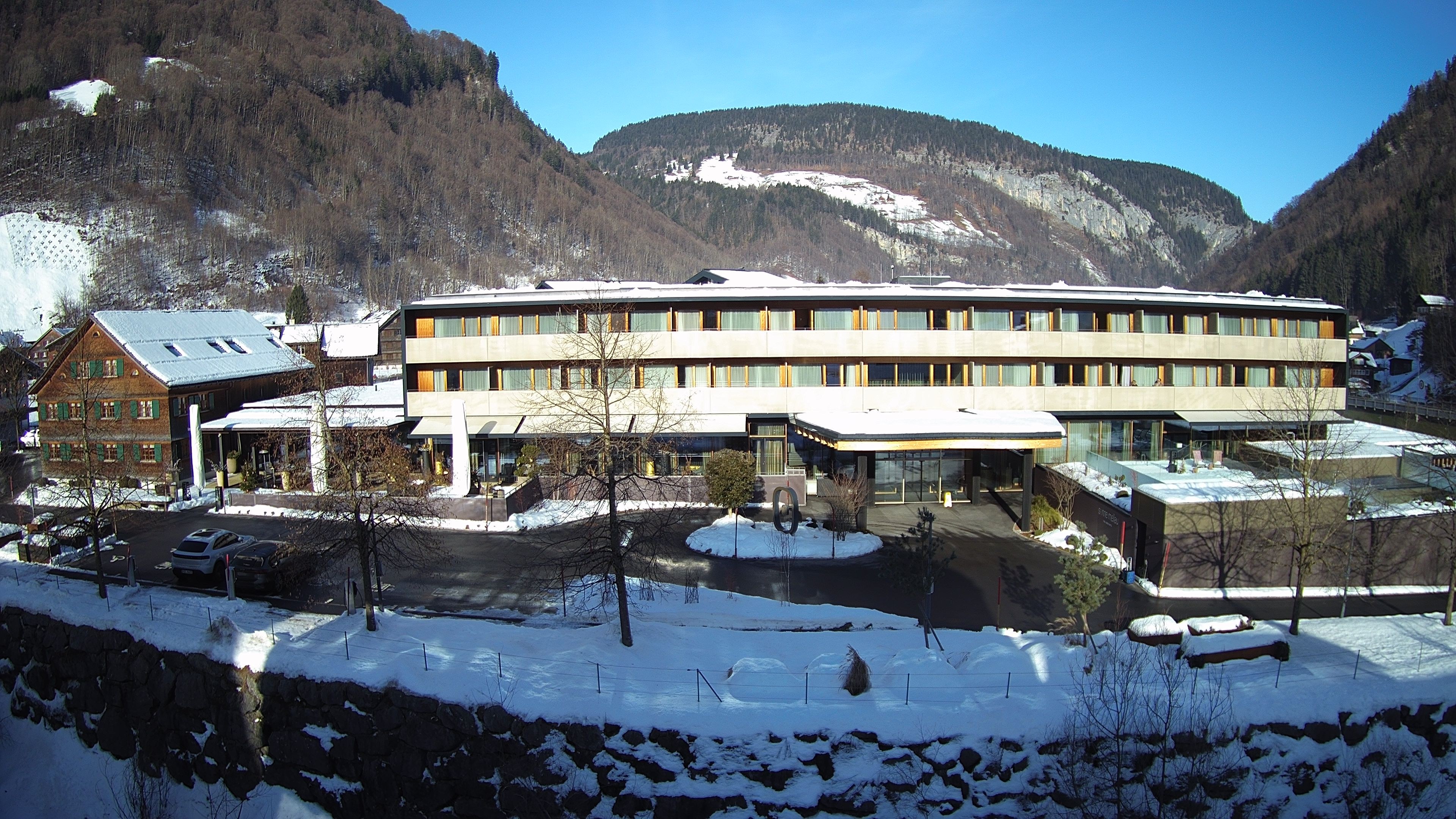 Archiv Foto Webcam Hotel Sonne in Mellau