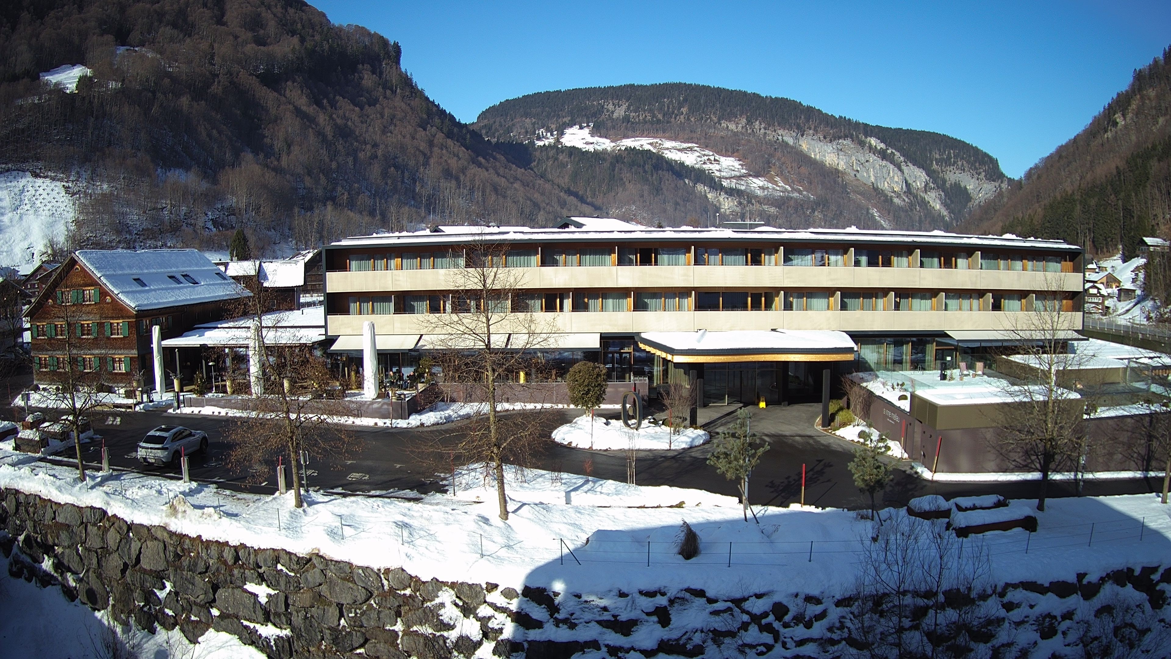 Archiv Foto Webcam Hotel Sonne in Mellau