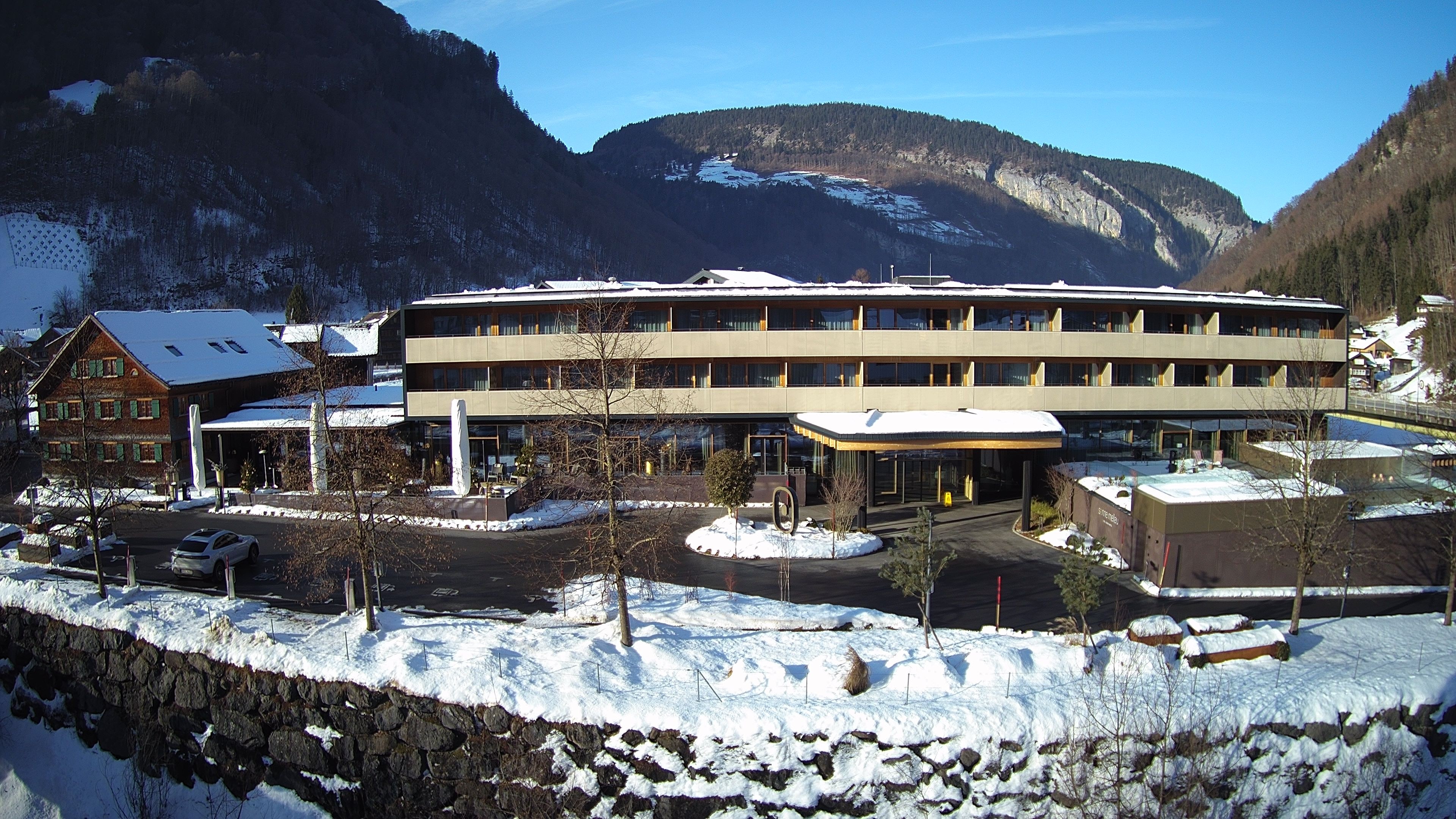 Archiv Foto Webcam Hotel Sonne in Mellau