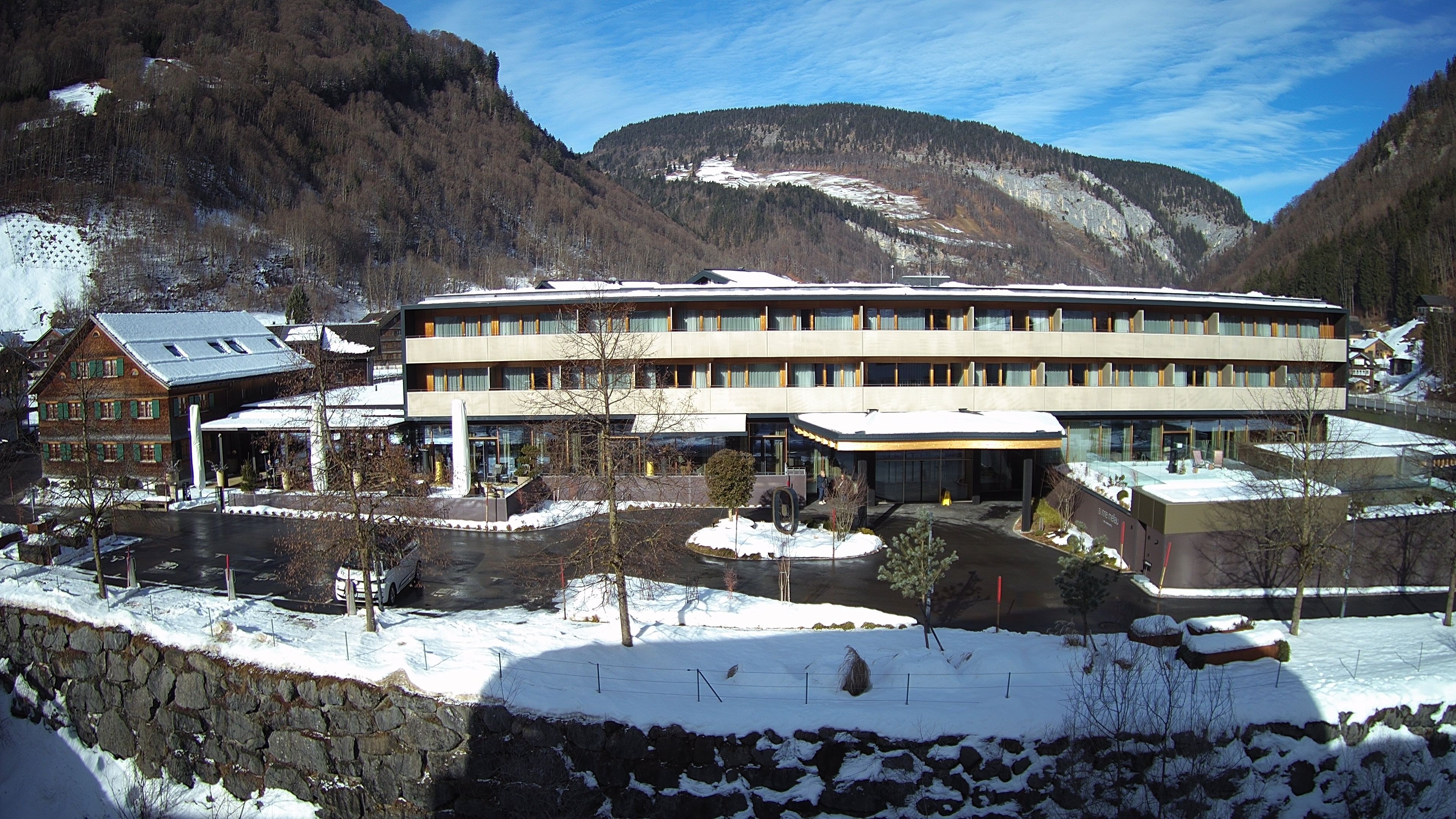 Archiv Foto Webcam Hotel Sonne in Mellau