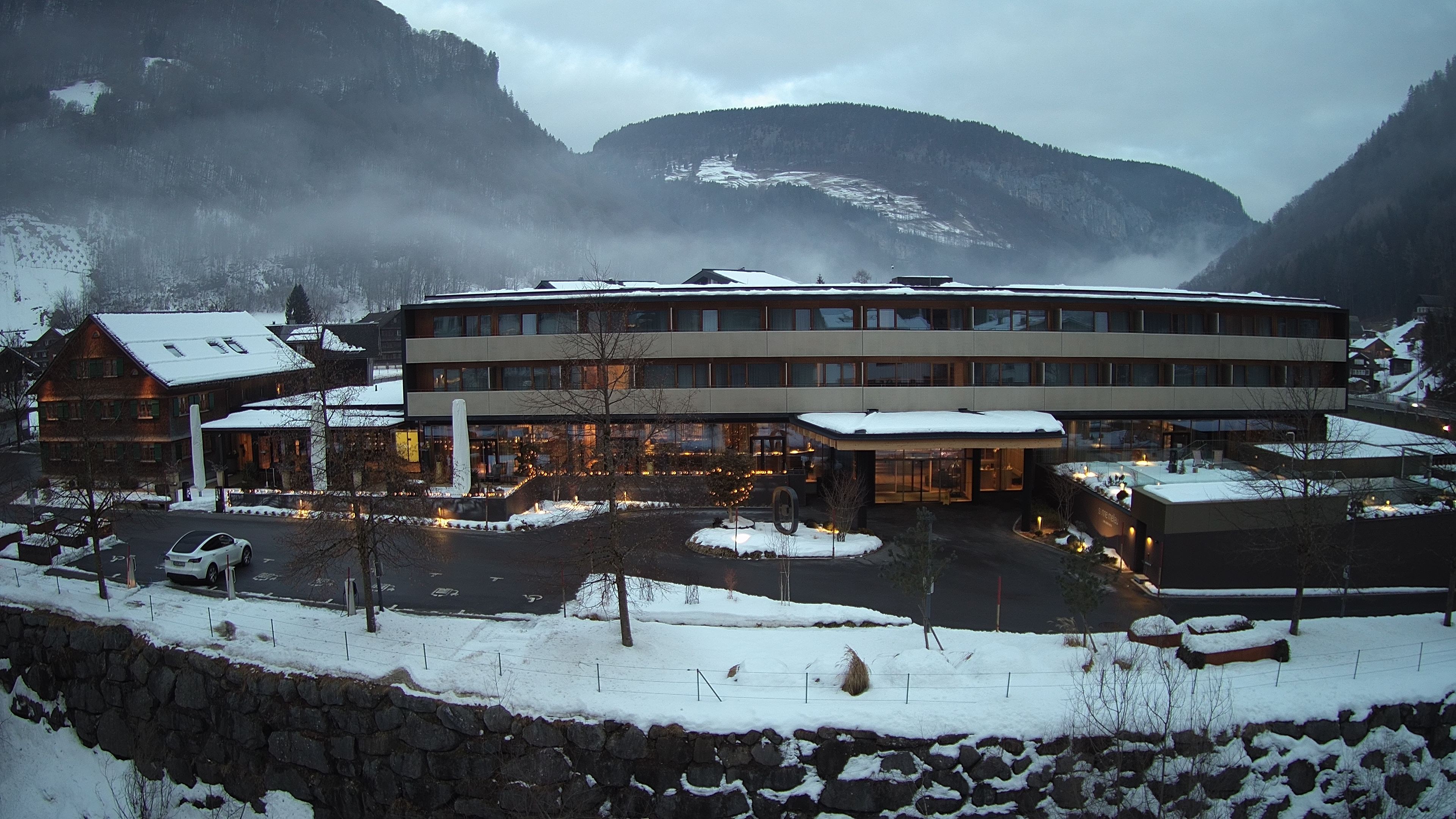 Archiv Foto Webcam Hotel Sonne in Mellau