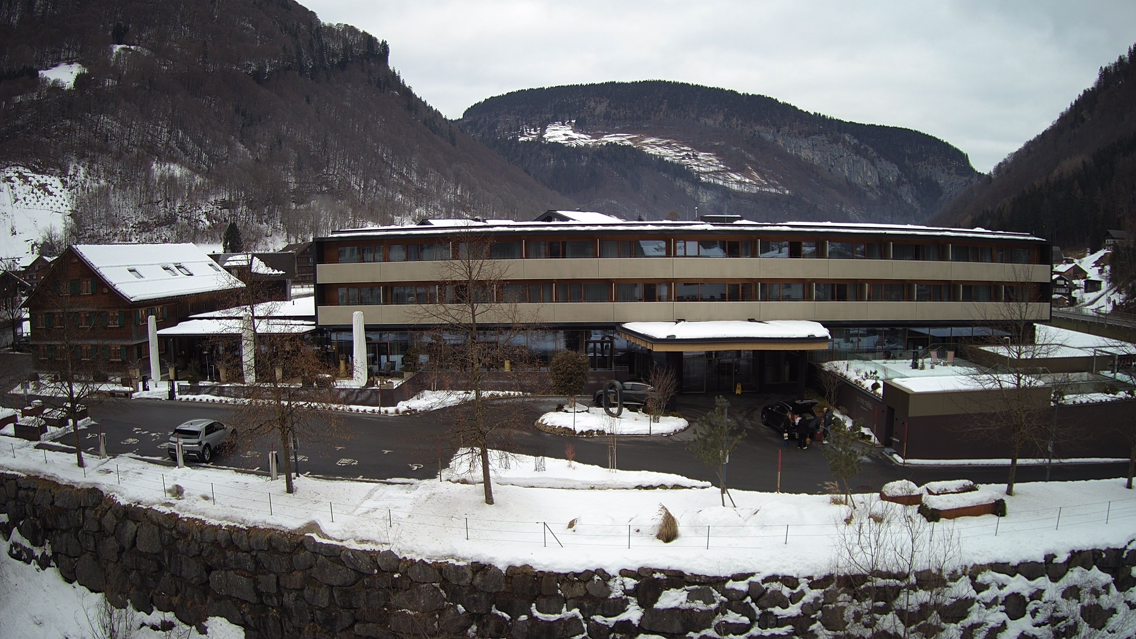 Archiv Foto Webcam Hotel Sonne in Mellau