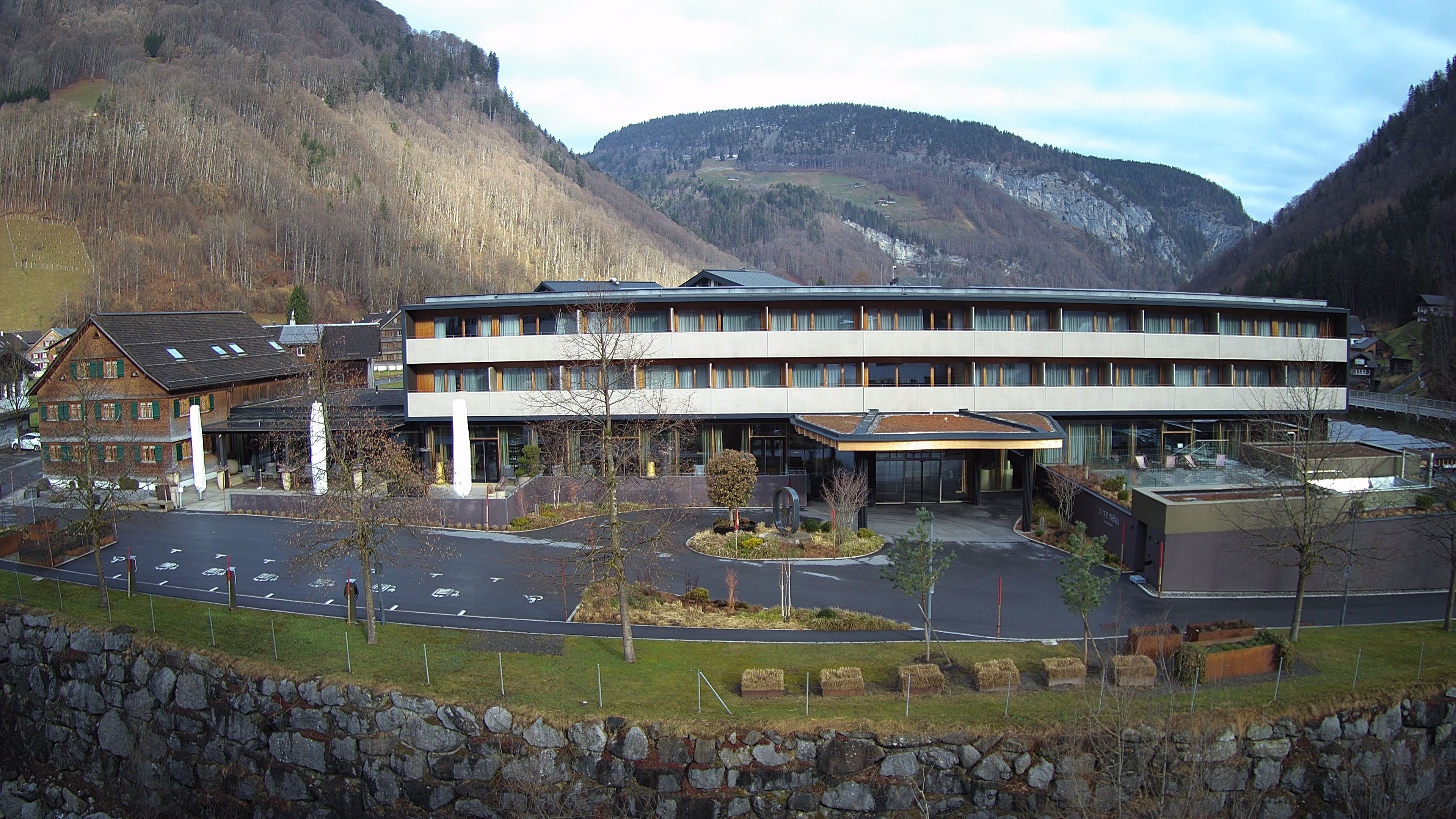 Archiv Foto Webcam Hotel Sonne in Mellau
