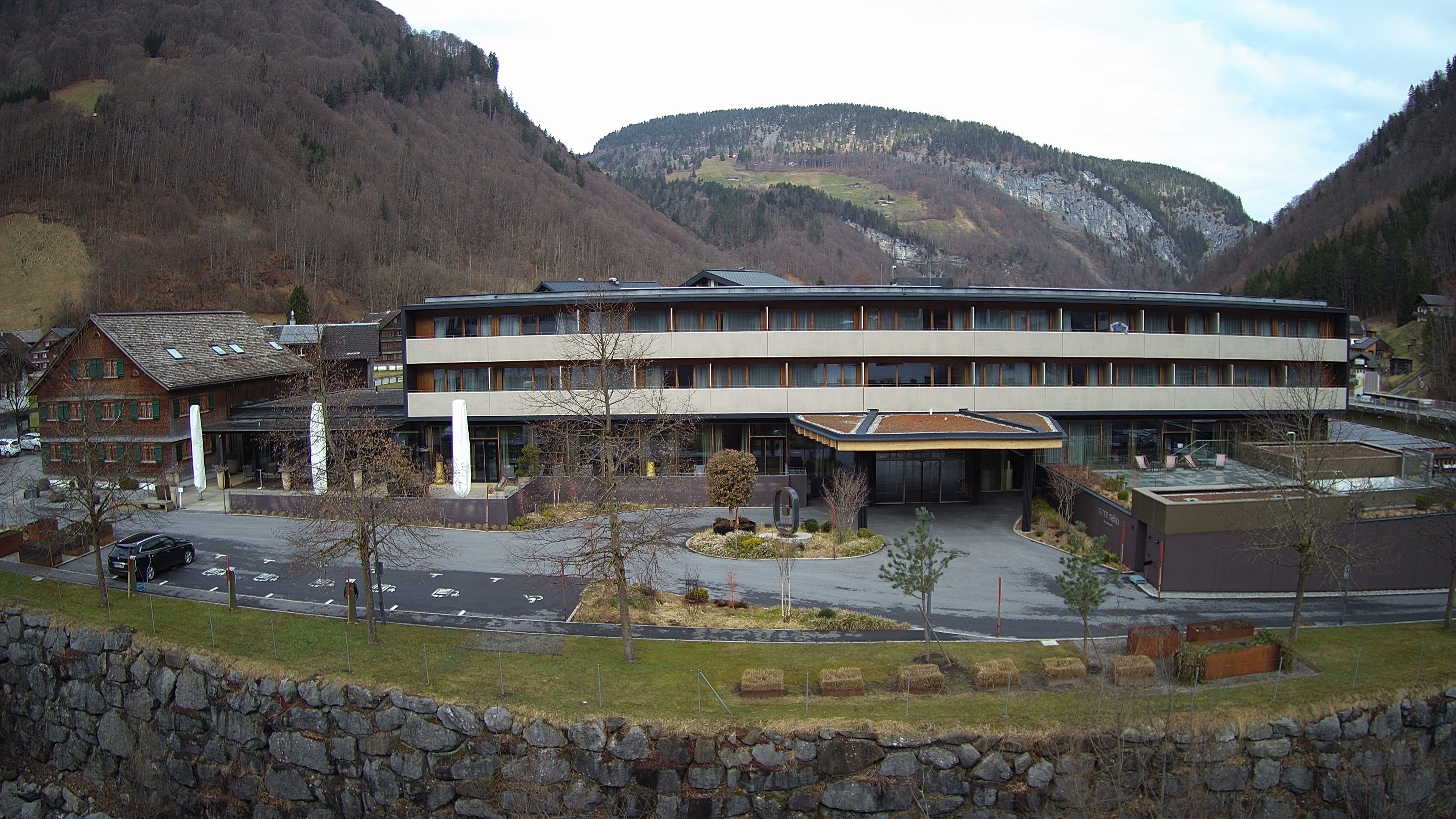 Archiv Foto Webcam Hotel Sonne in Mellau