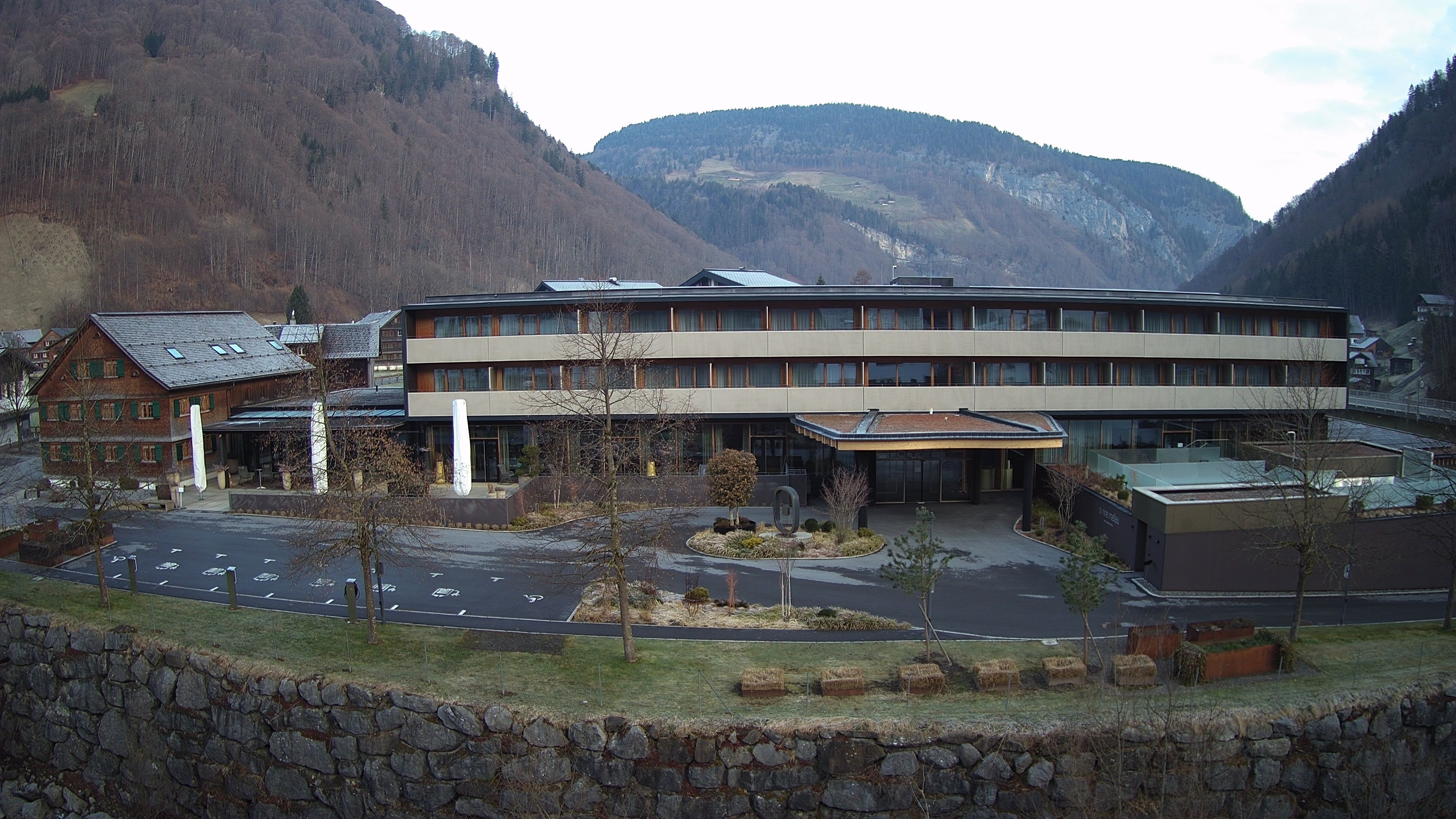 Archiv Foto Webcam Hotel Sonne in Mellau
