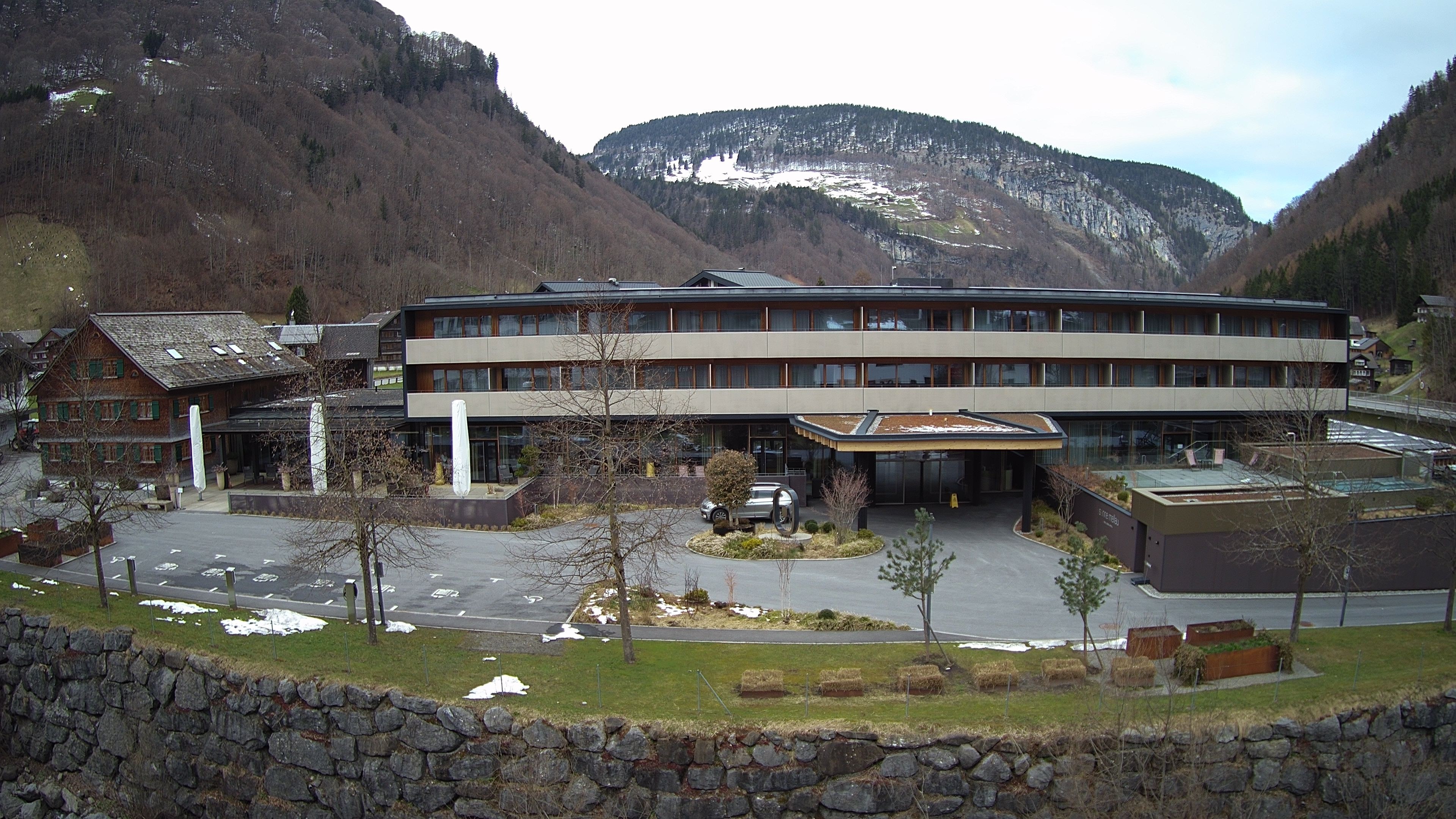 Archiv Foto Webcam Hotel Sonne in Mellau