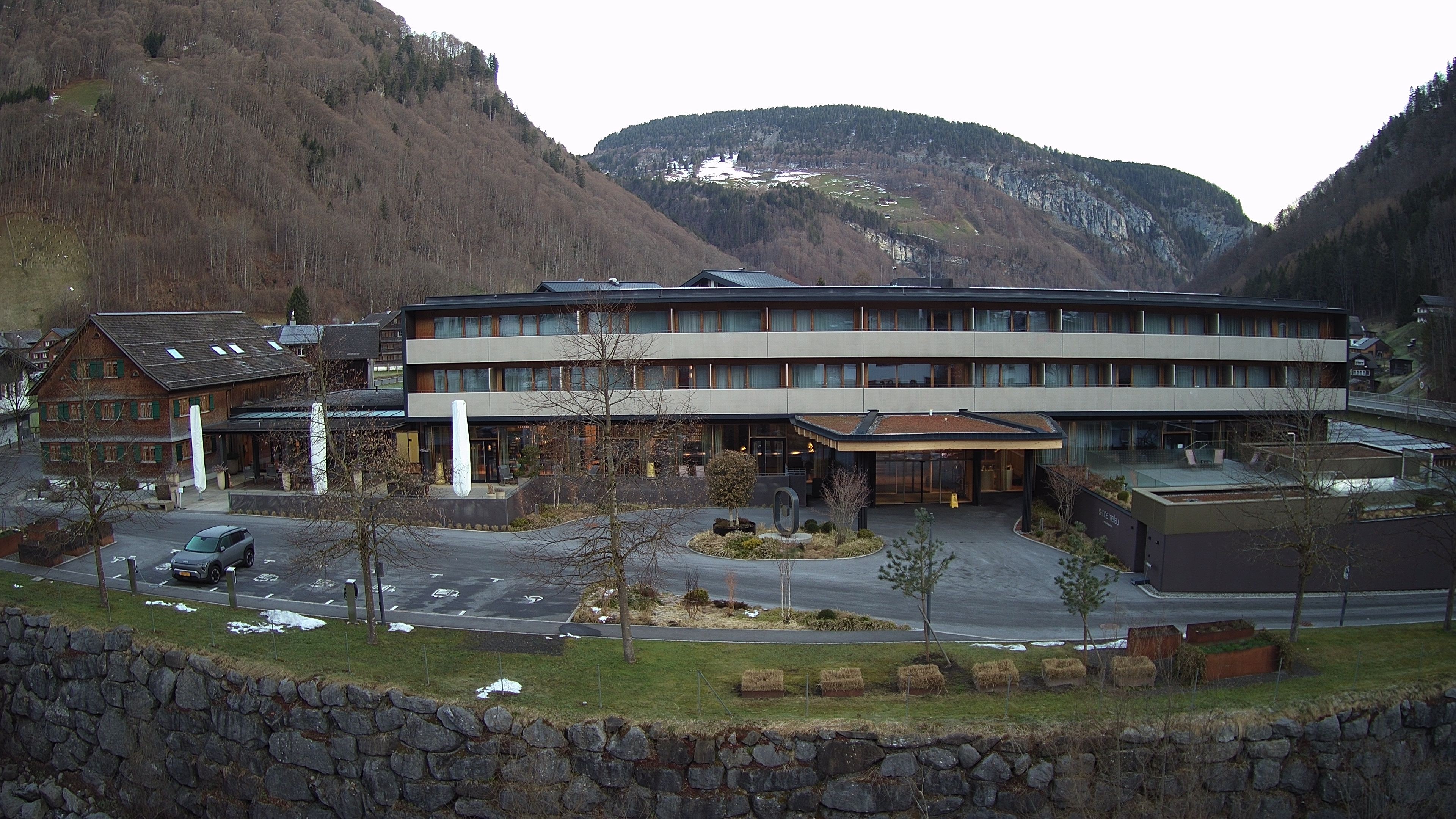 Archiv Foto Webcam Hotel Sonne in Mellau