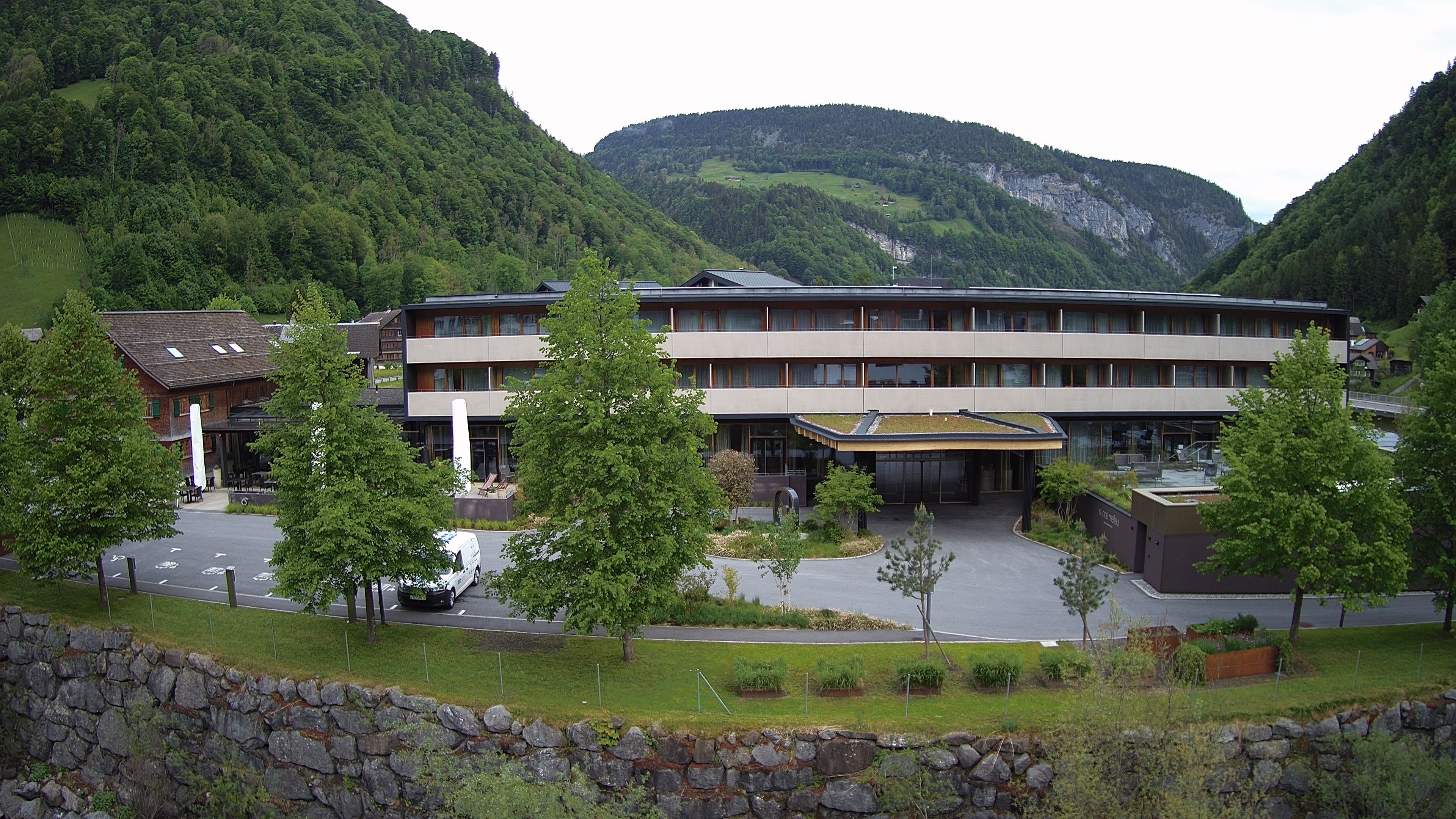 Archiv Foto Webcam Hotel Sonne in Mellau