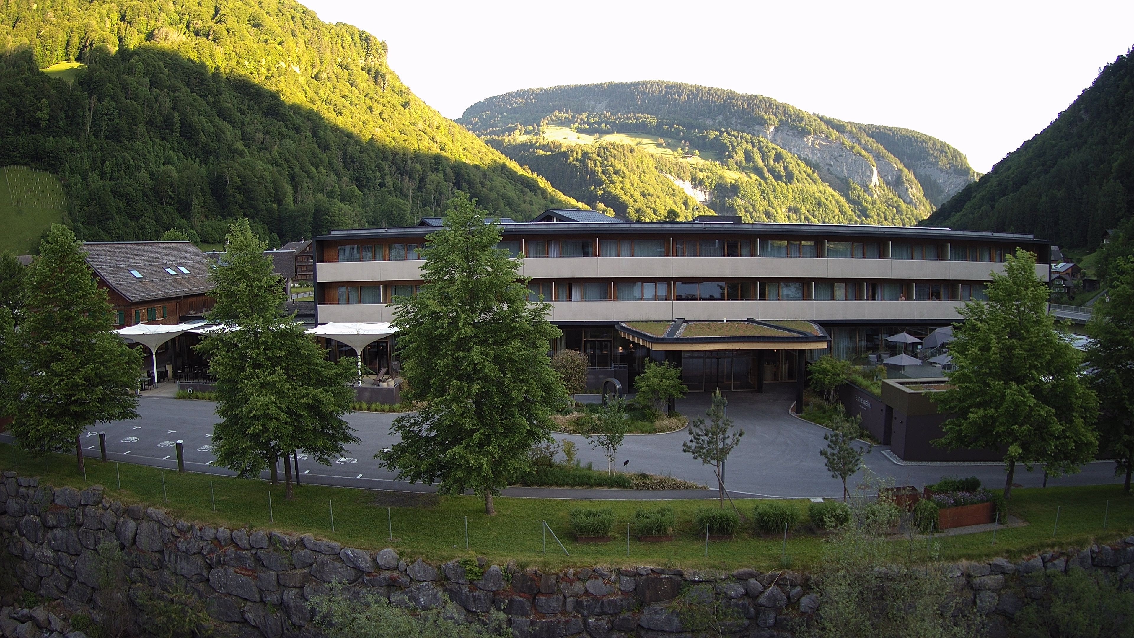 Archiv Foto Webcam Hotel Sonne in Mellau