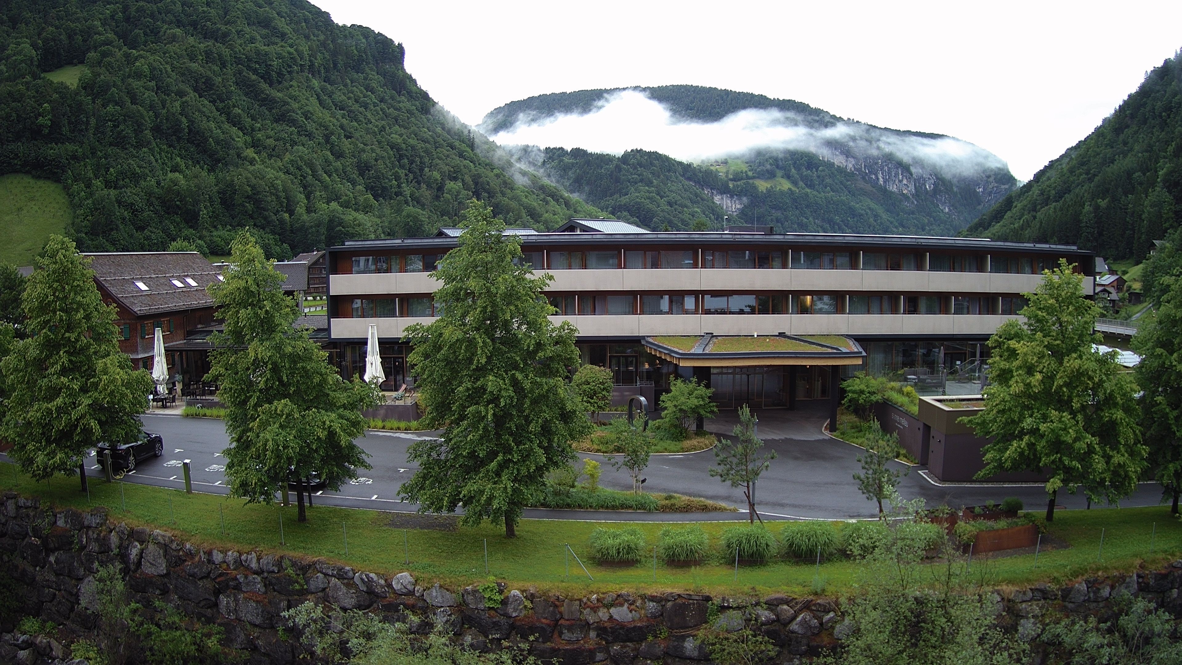 Archiv Foto Webcam Hotel Sonne in Mellau