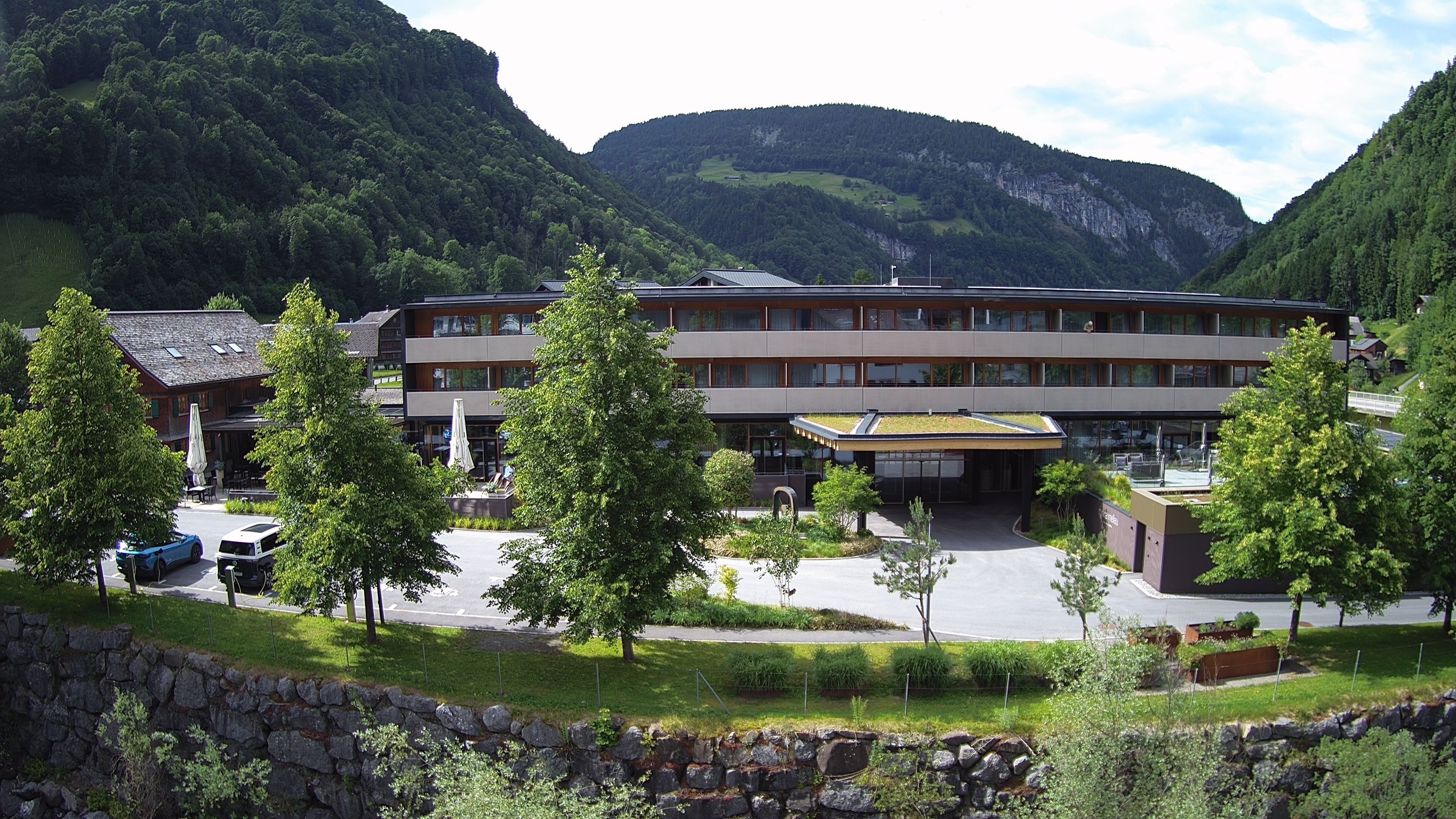 Archiv Foto Webcam Hotel Sonne in Mellau