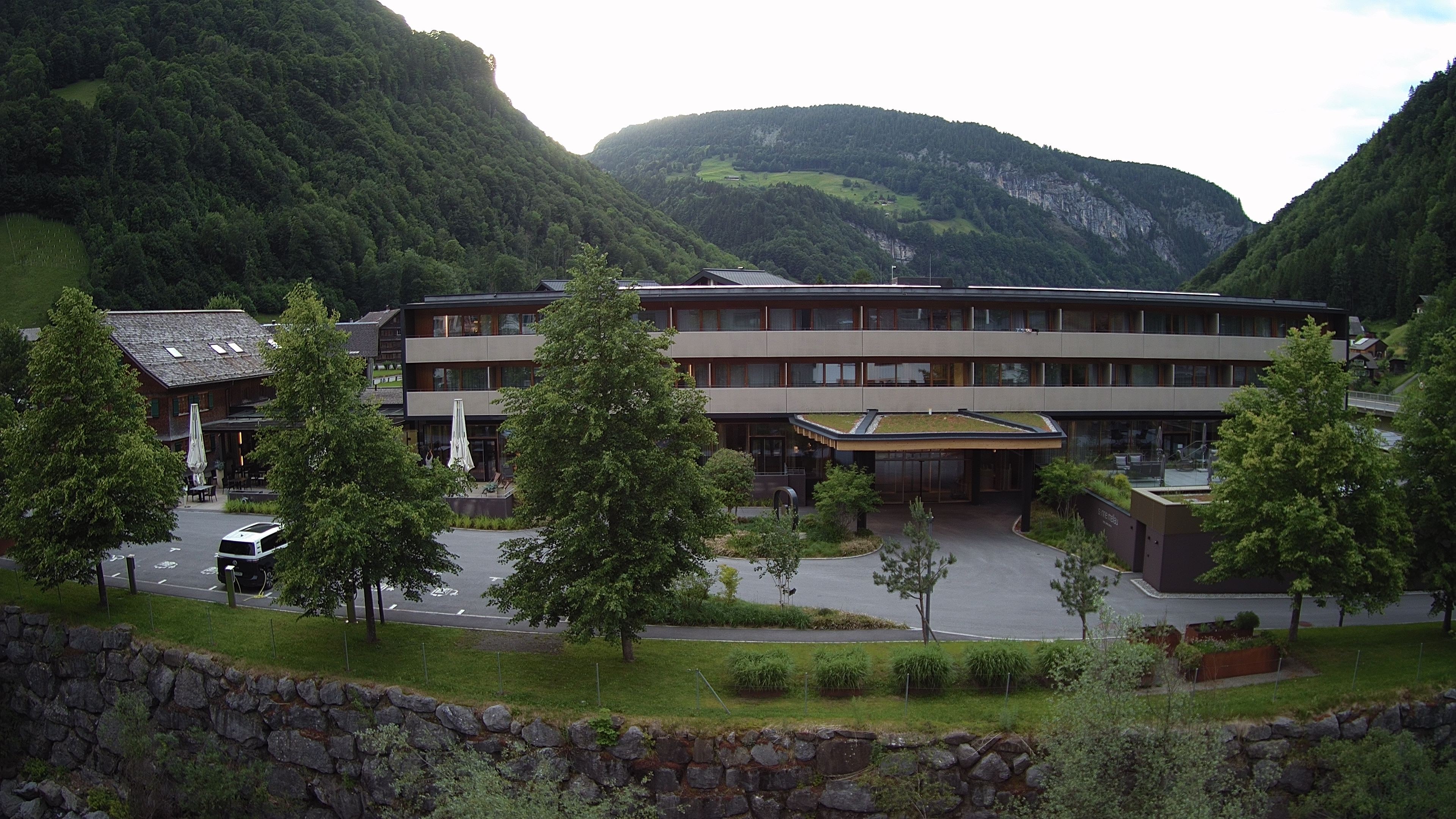 Archiv Foto Webcam Hotel Sonne in Mellau